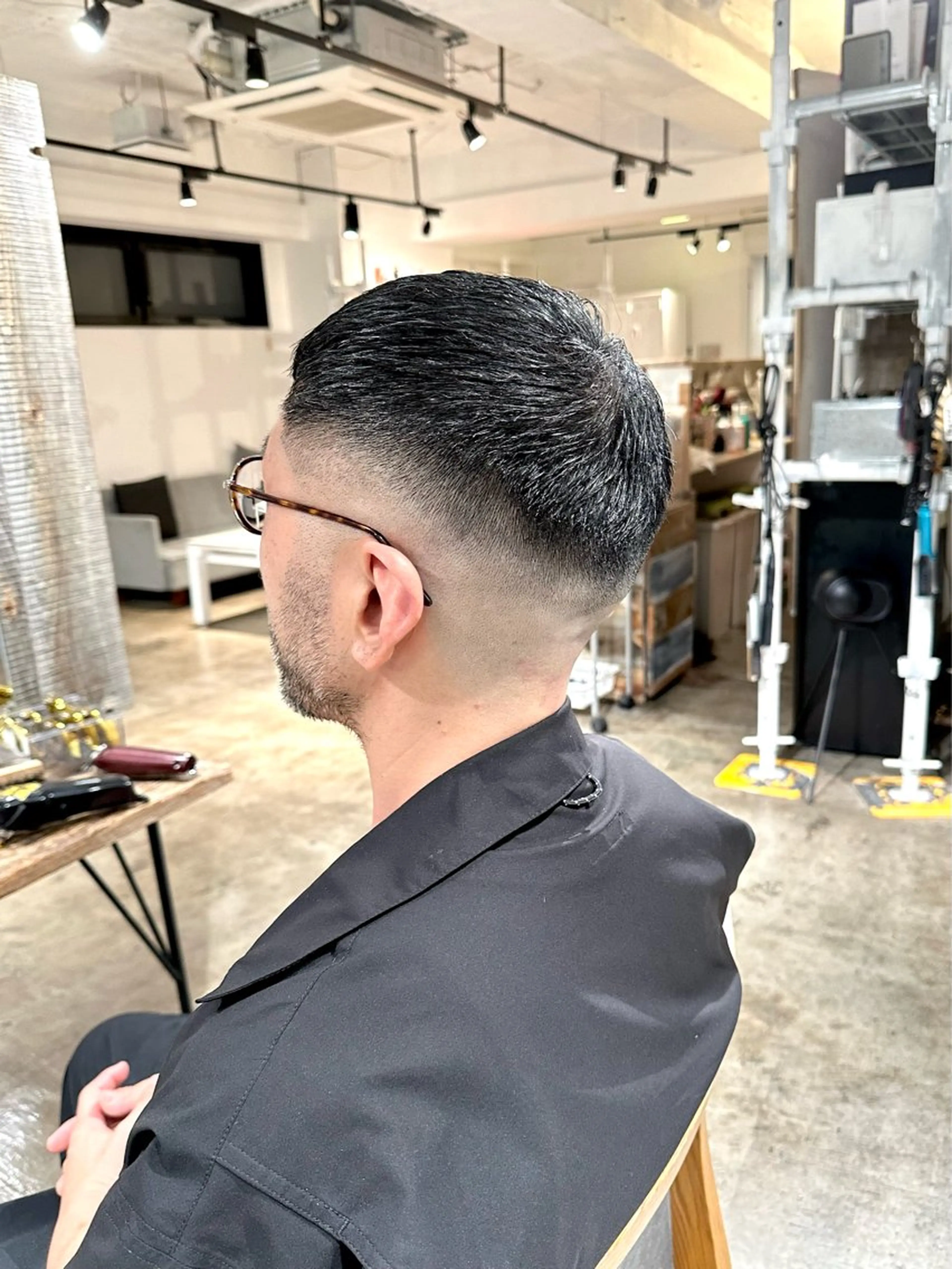 メンズ フェードカット メンズパーマ スキンフェード カット 骨格補正施術/メンズ 専門美容師/YUYAのヘアスタイル