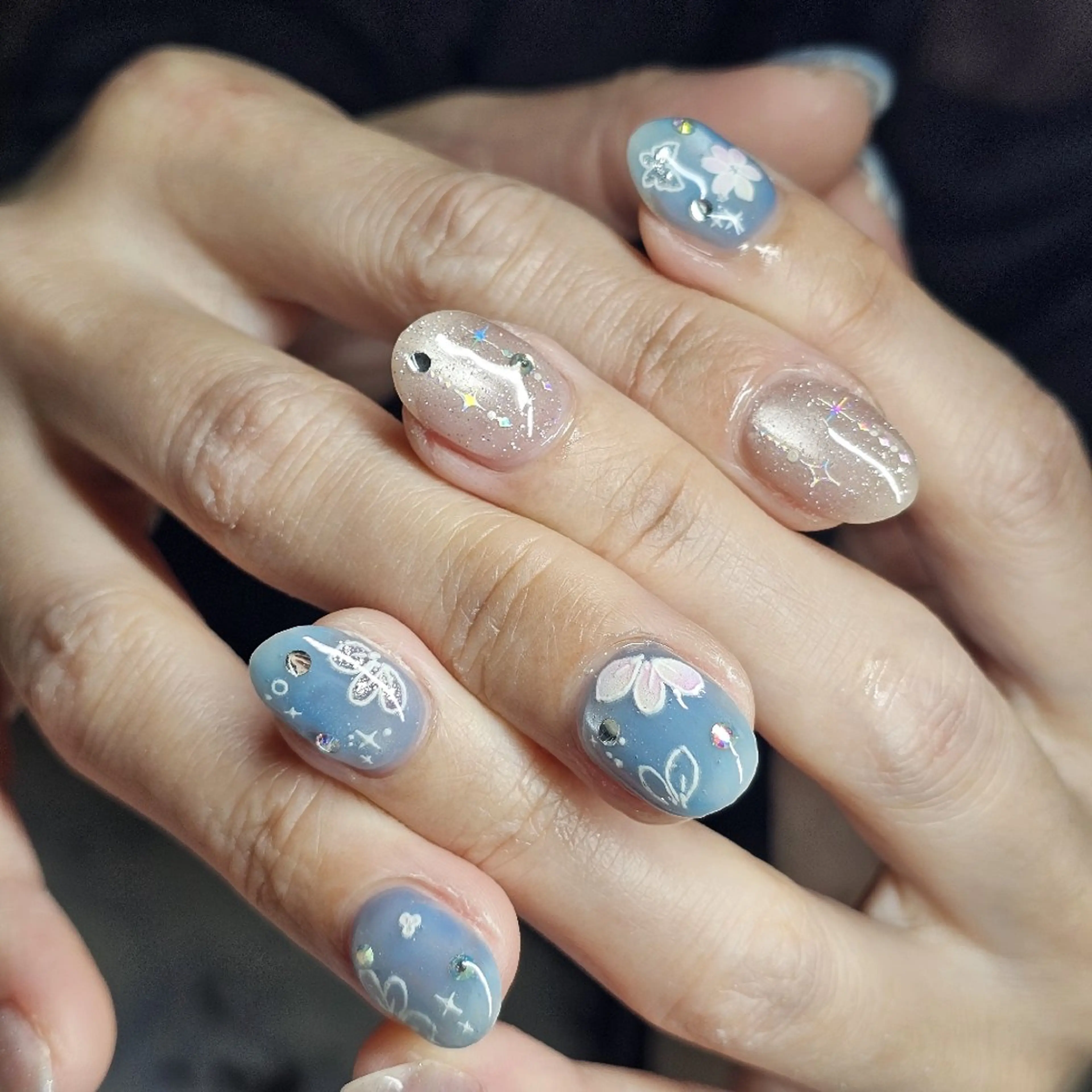 ネイル 持ち込み ★Blanche ☆neige★のネイルデザイン