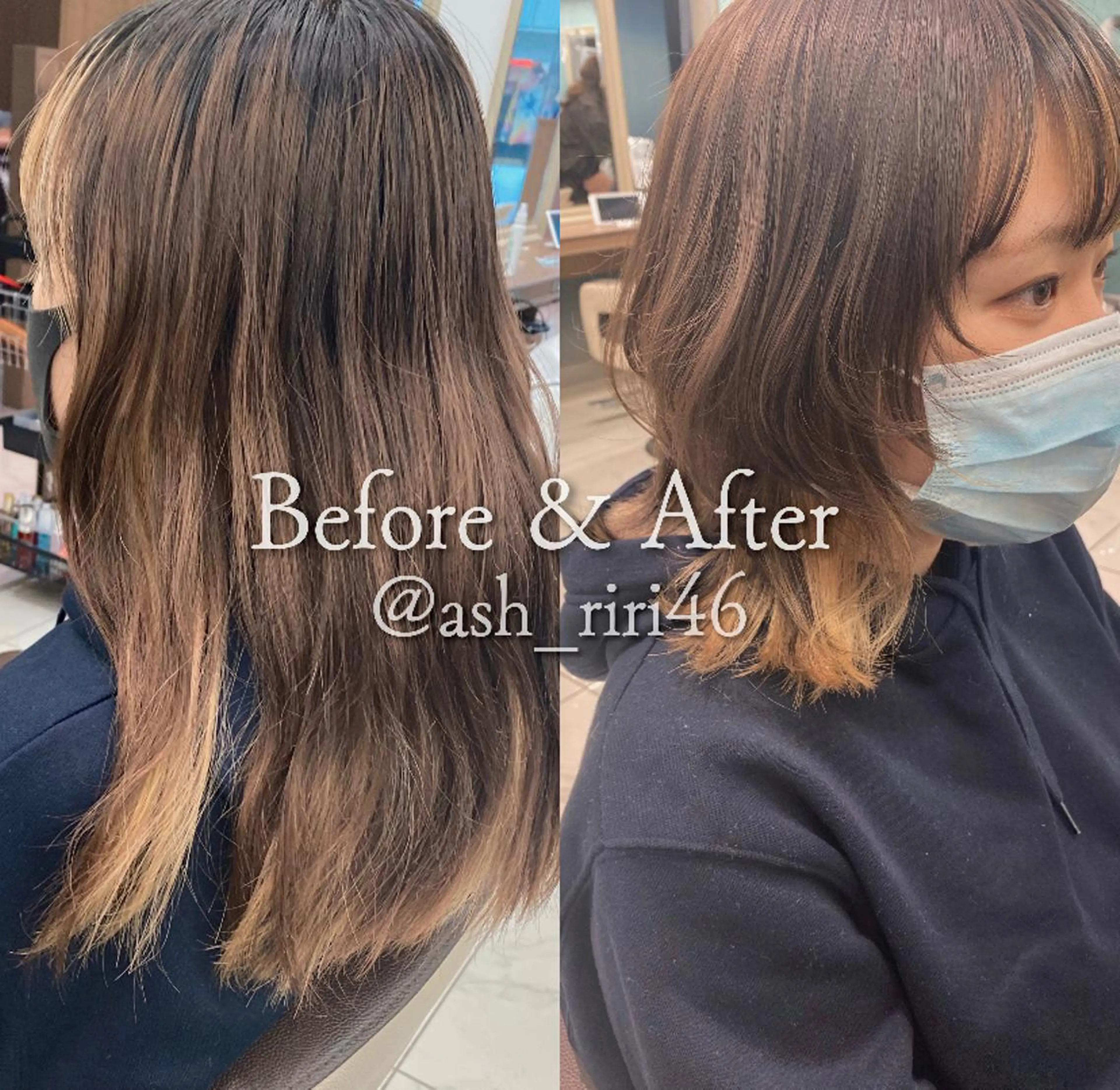 ミディアム カラー ウルフカット 西山梨々【12/1〜 産休を頂きます🎀】のヘアスタイル