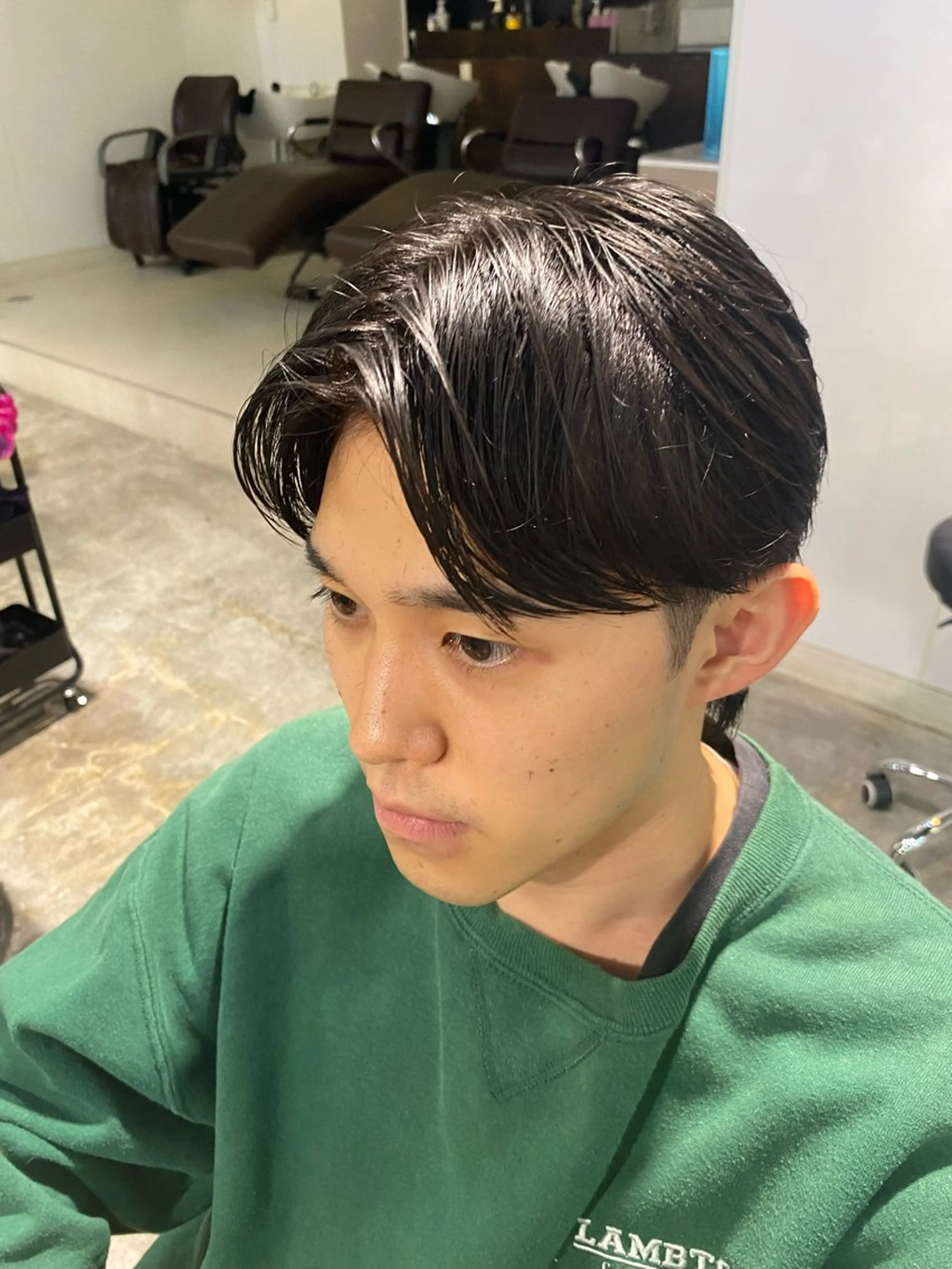 ショート メンズ パーマ特化/フェザー パーマシャドウ/真生のヘアスタイル