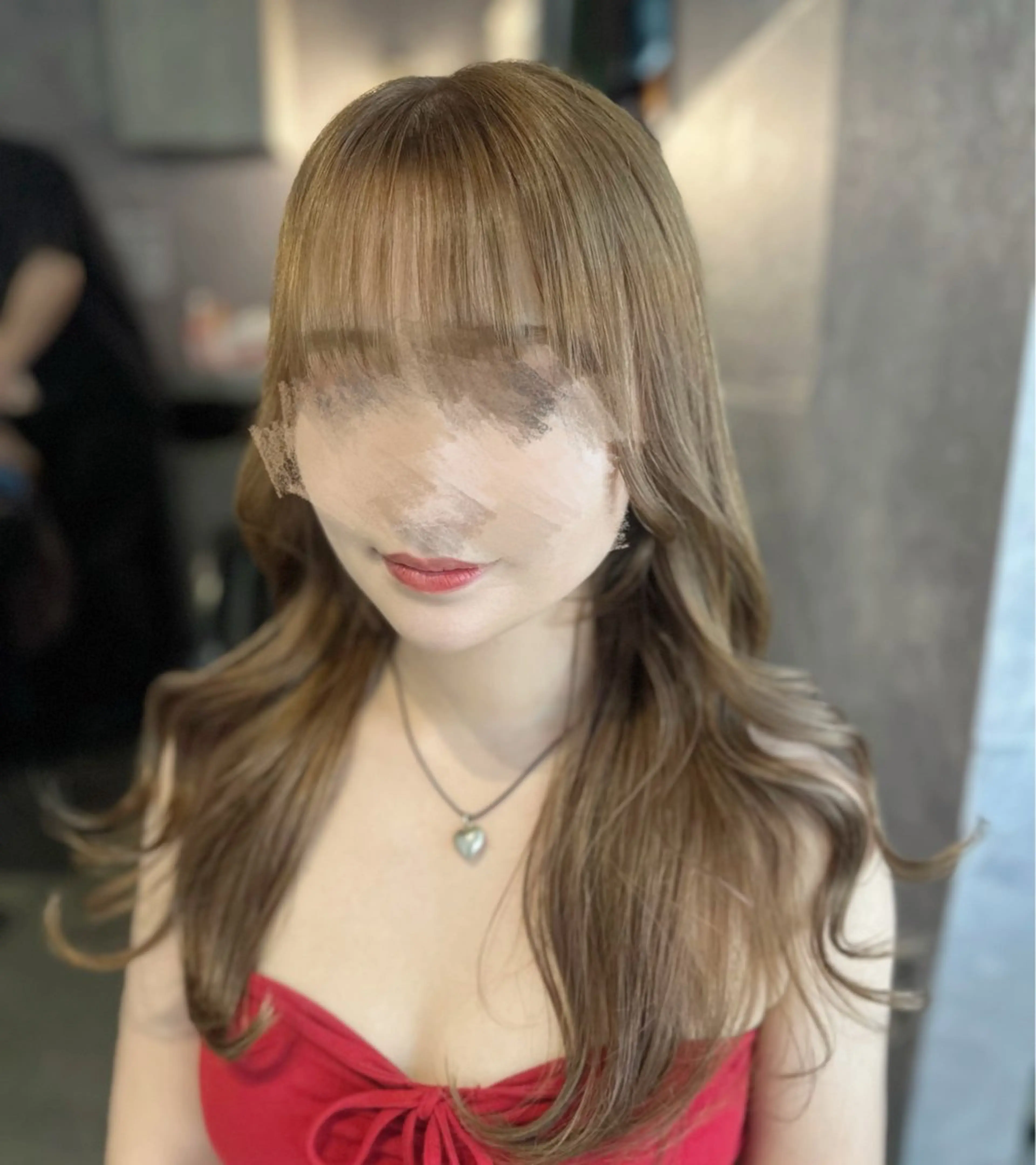 セミロング カラー Hina🐣 elubylovisのヘアスタイル