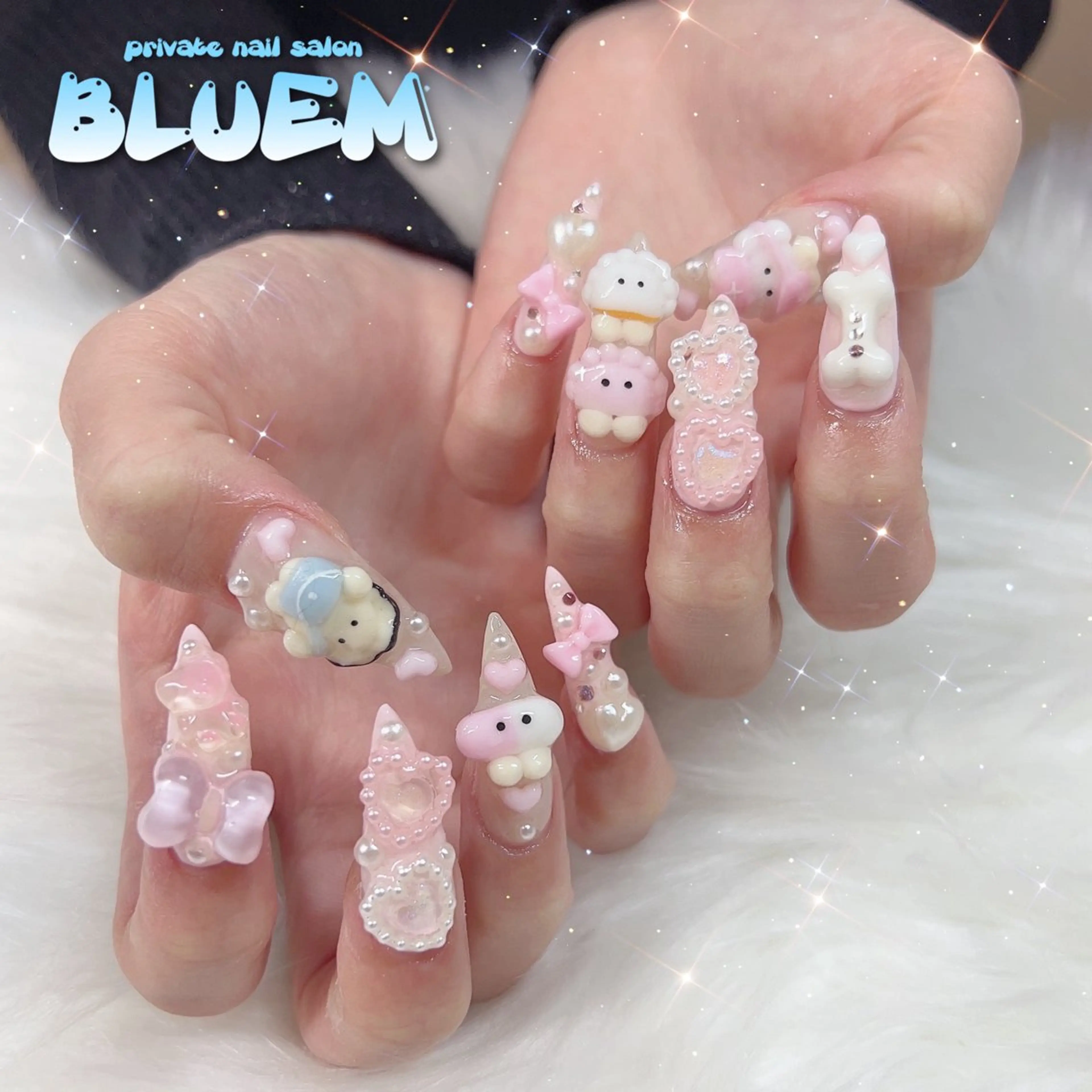 ネイル ハンドネイル BLUEM なな🐶のネイルデザイン
