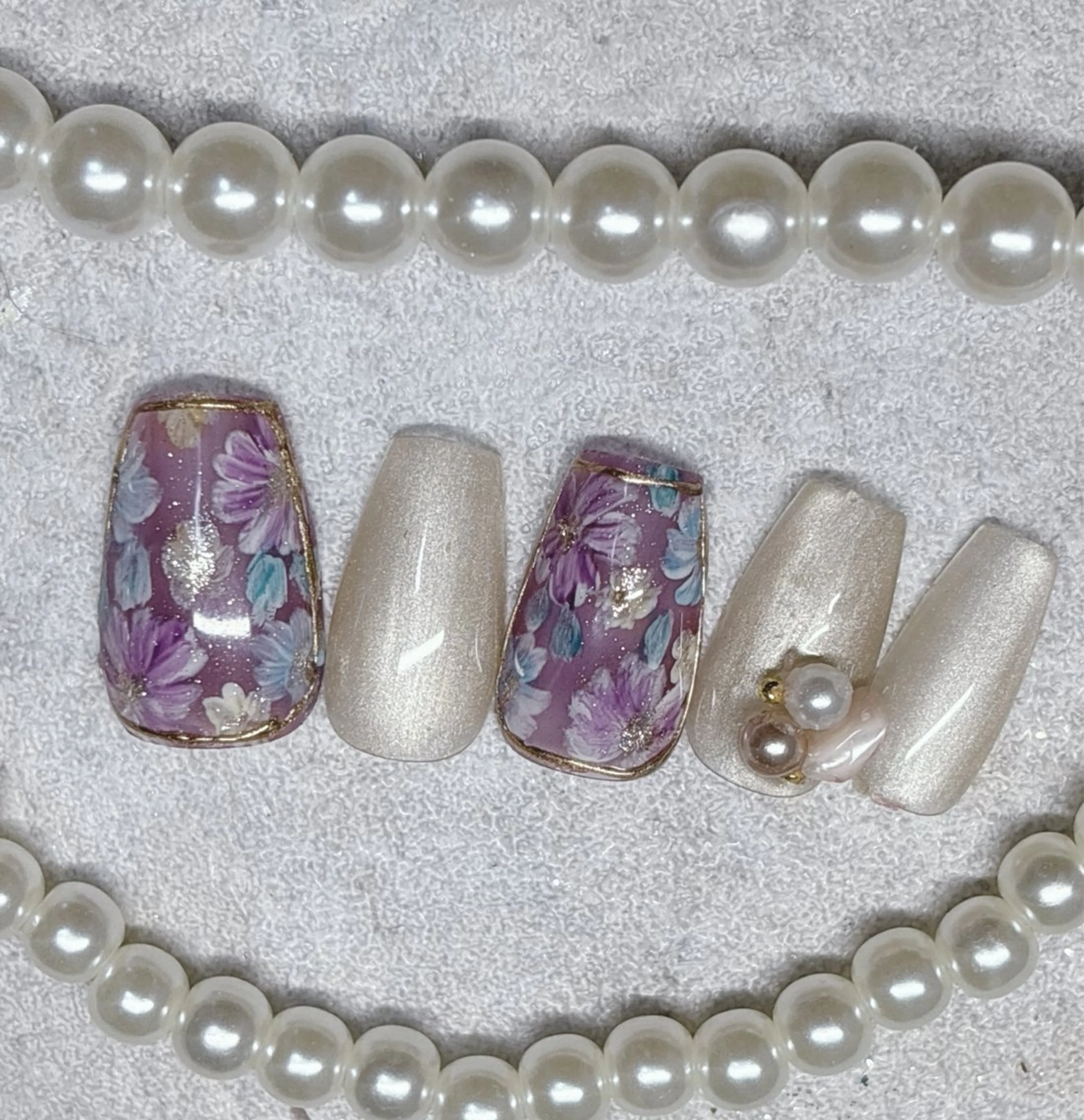 ネイル マグネットネイル 認定講師／歴20年 パラジェル　Growのネイルデザイン