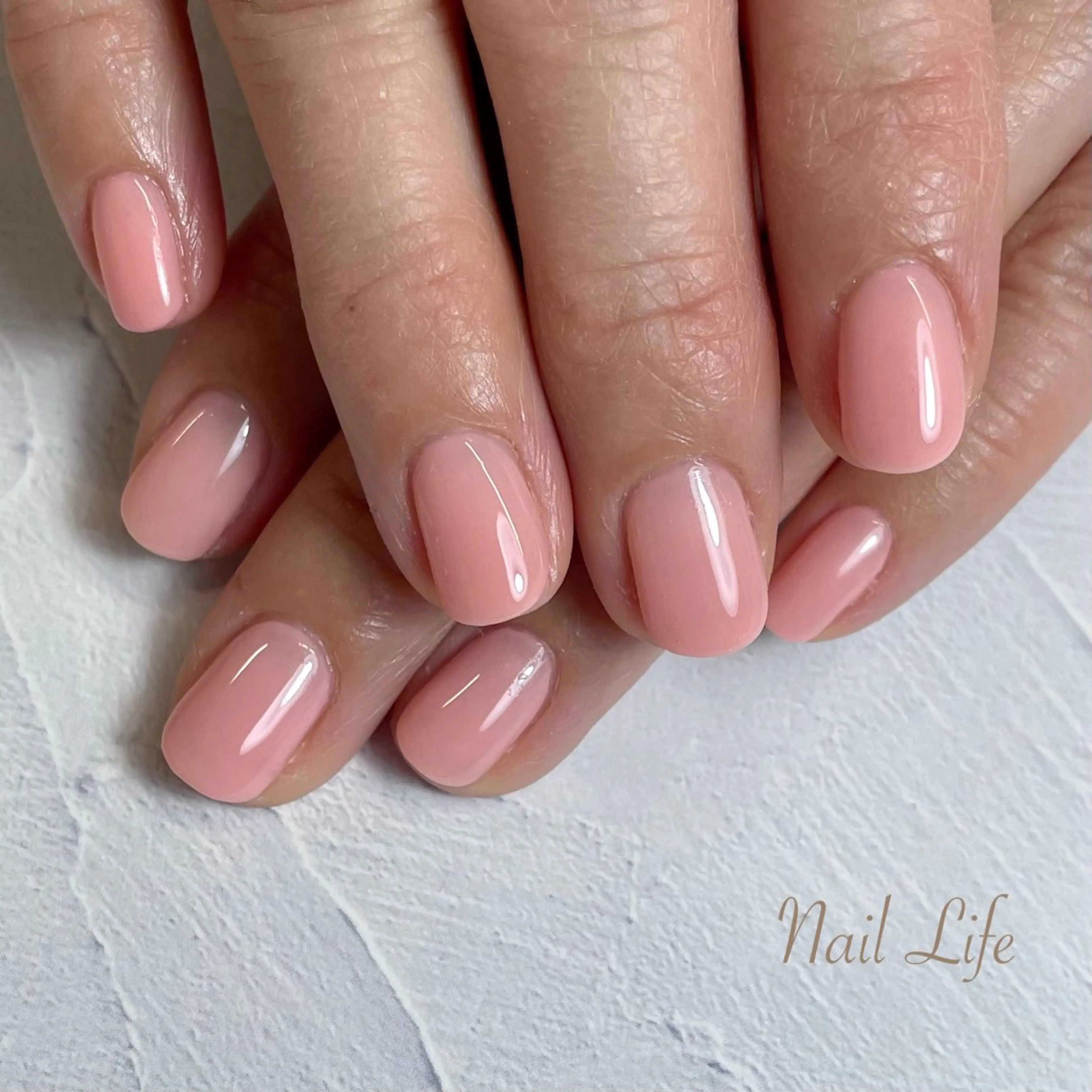 ネイル ピンク 春ネイル ハンドネイル 大嶋 めぐみのネイルデザイン