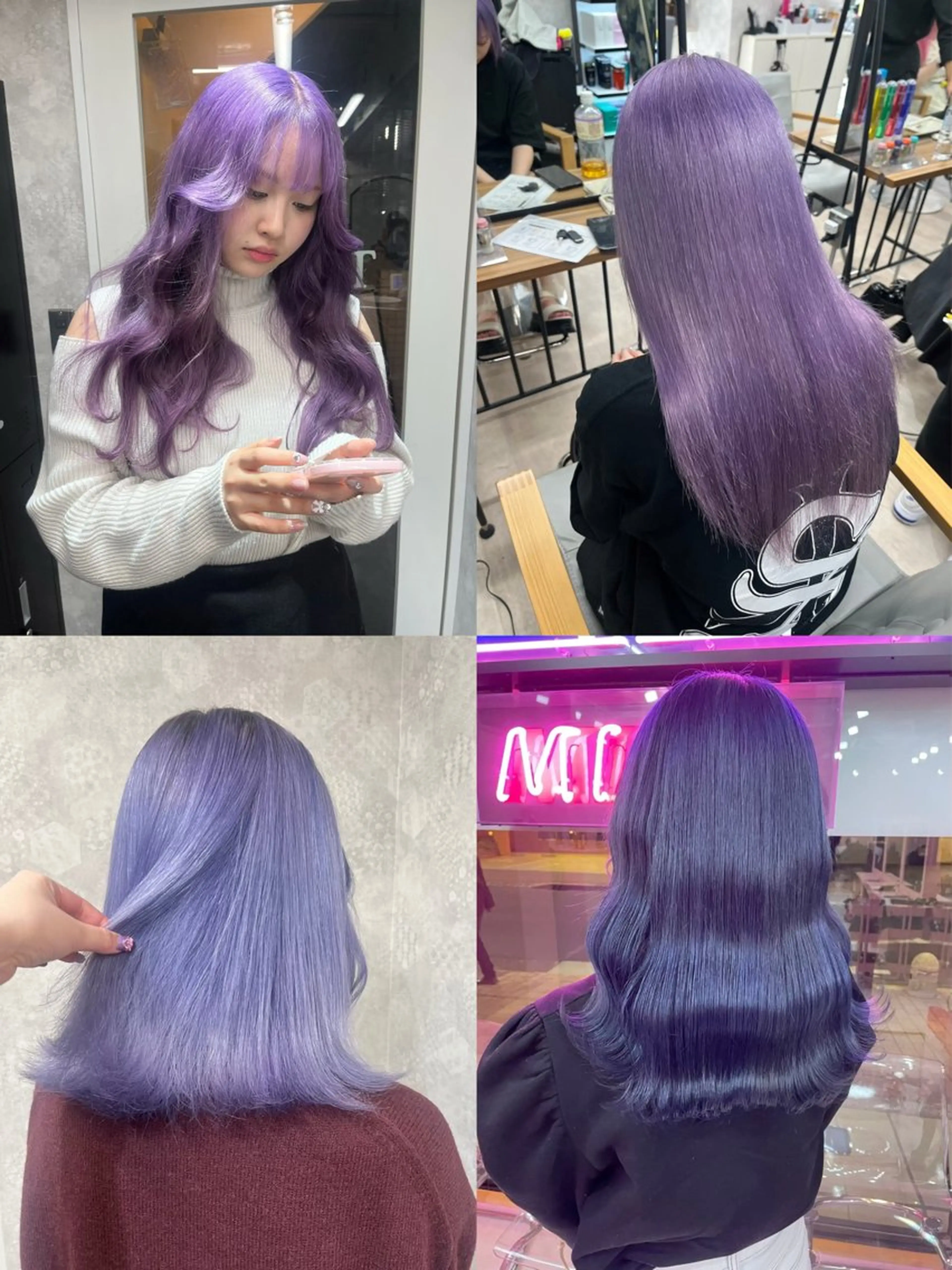 ロング カラー ヘアアレンジ カット ヘアカラー トリートメント ミルクティー/ピンク カラー/ みう🎀のヘアスタイル
