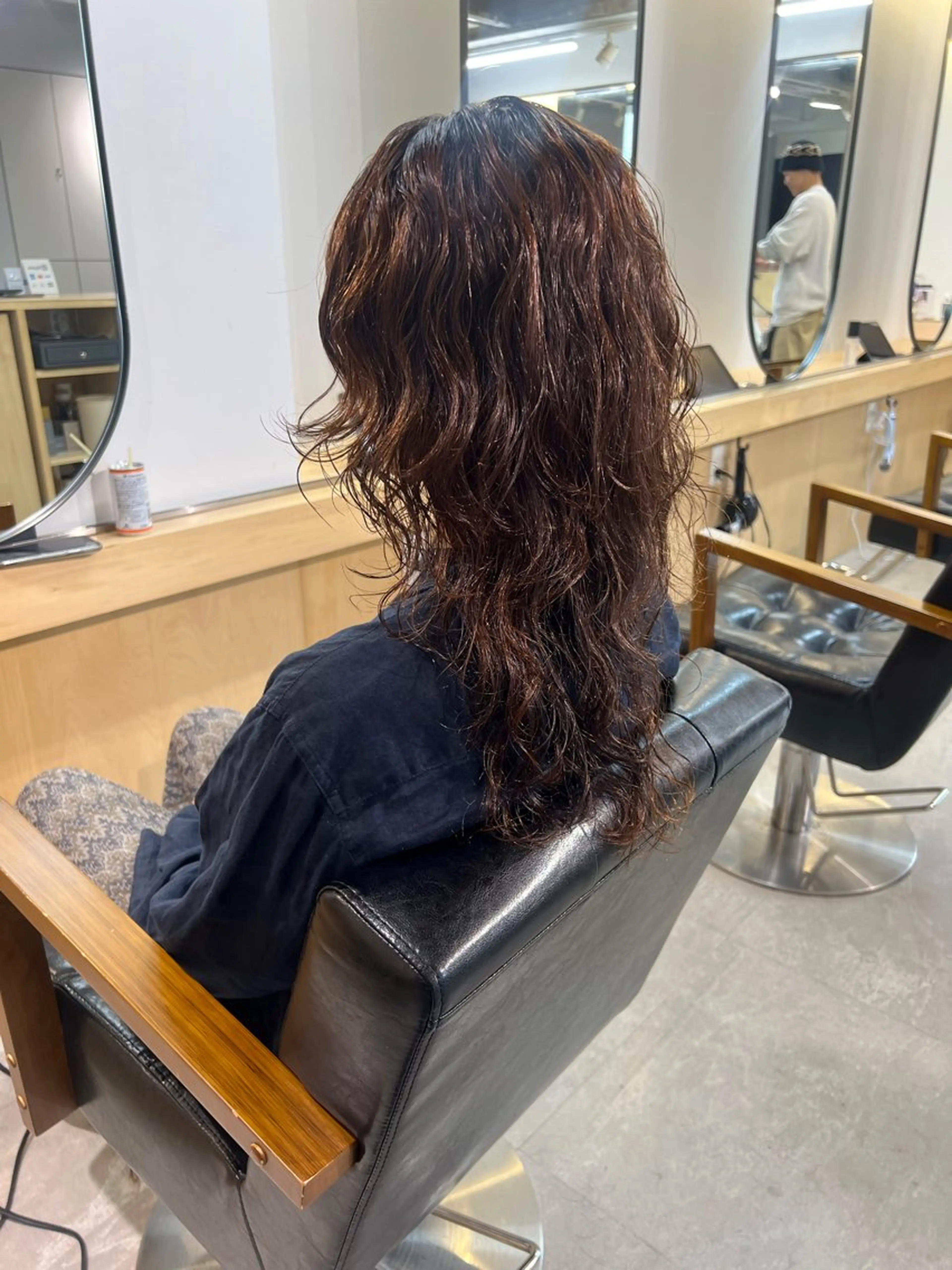 セミロング パーマ カット パーマ MARU レイヤー/パーマのヘアスタイル