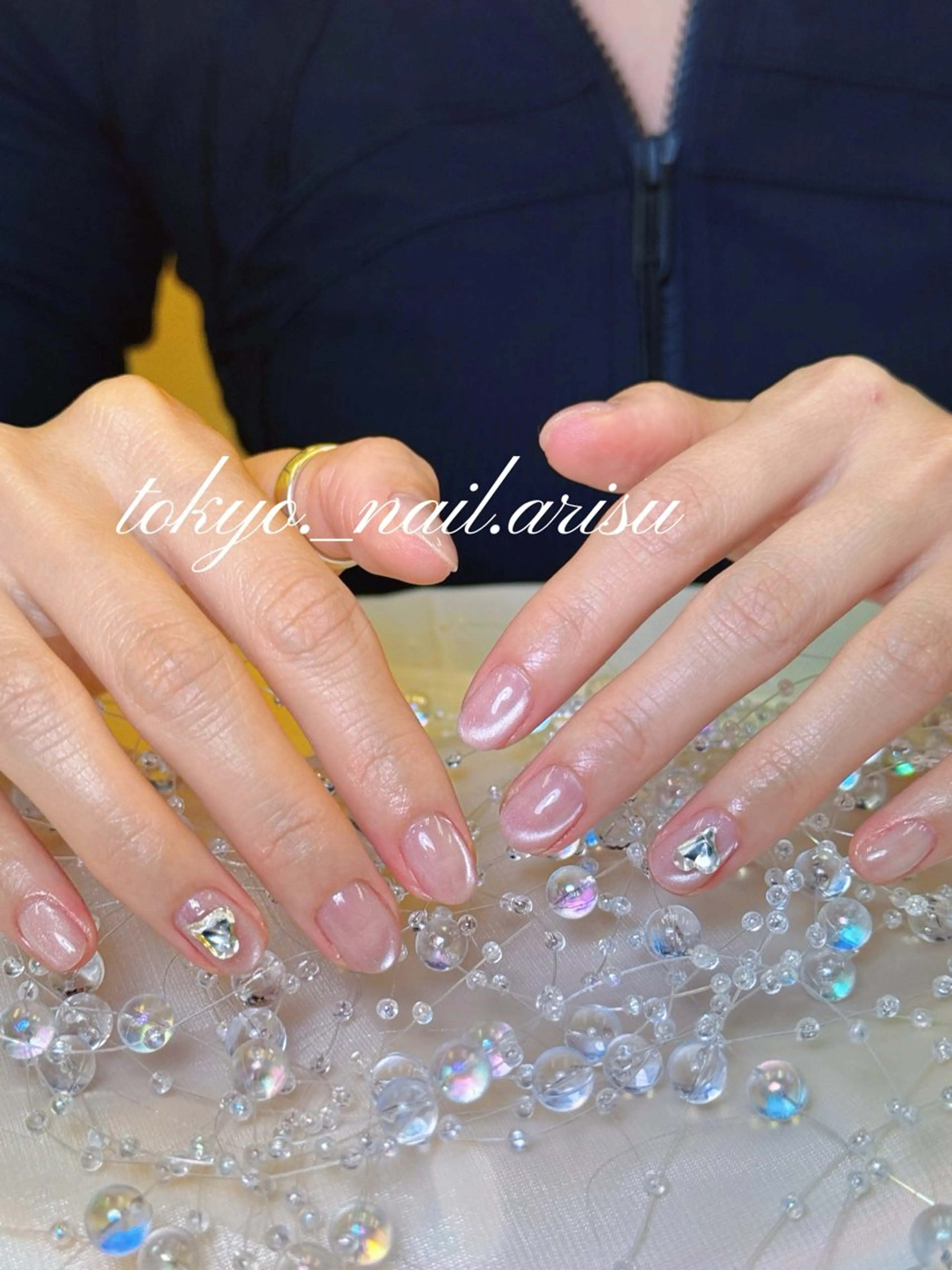 ネイル ぷっくりネイル ハンドネイル ア リスのネイルデザイン