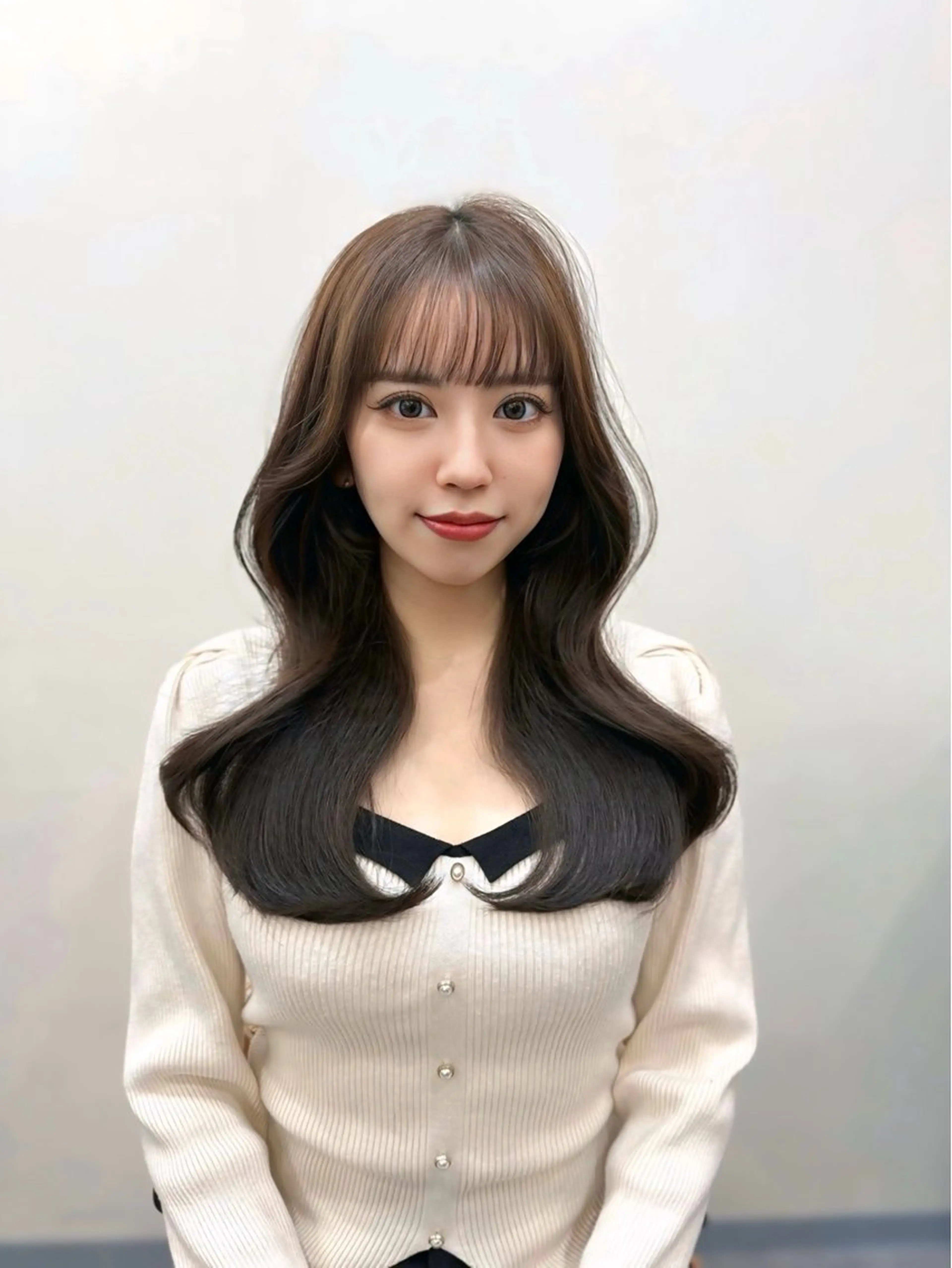 ロング レイヤーカット ace share salon所属・韓国風パーマ/ 菅沼 成郷のヘアスタイル