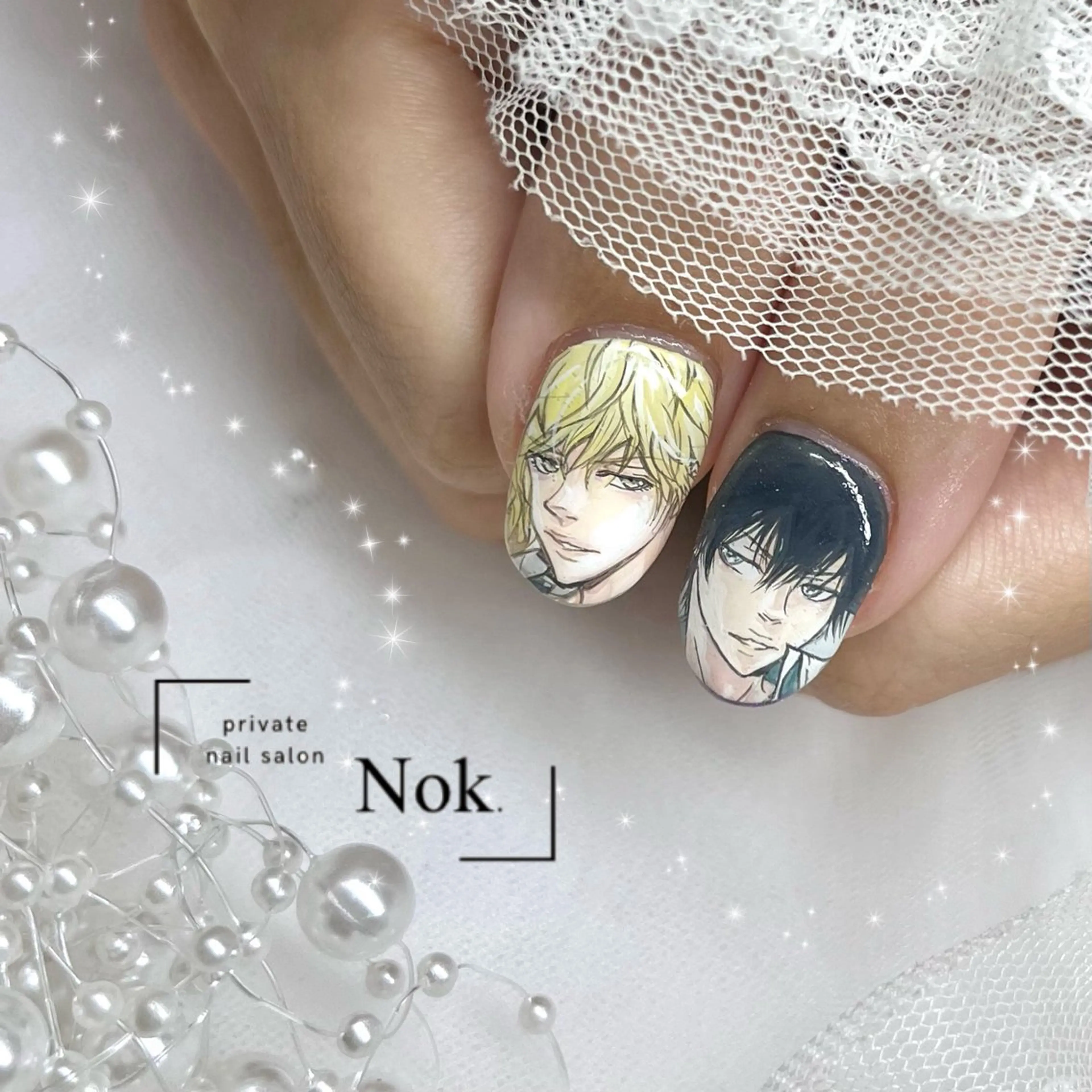 ネイル ハンドネイル 池袋痛ネイル Nok. 渡辺のネイルデザイン