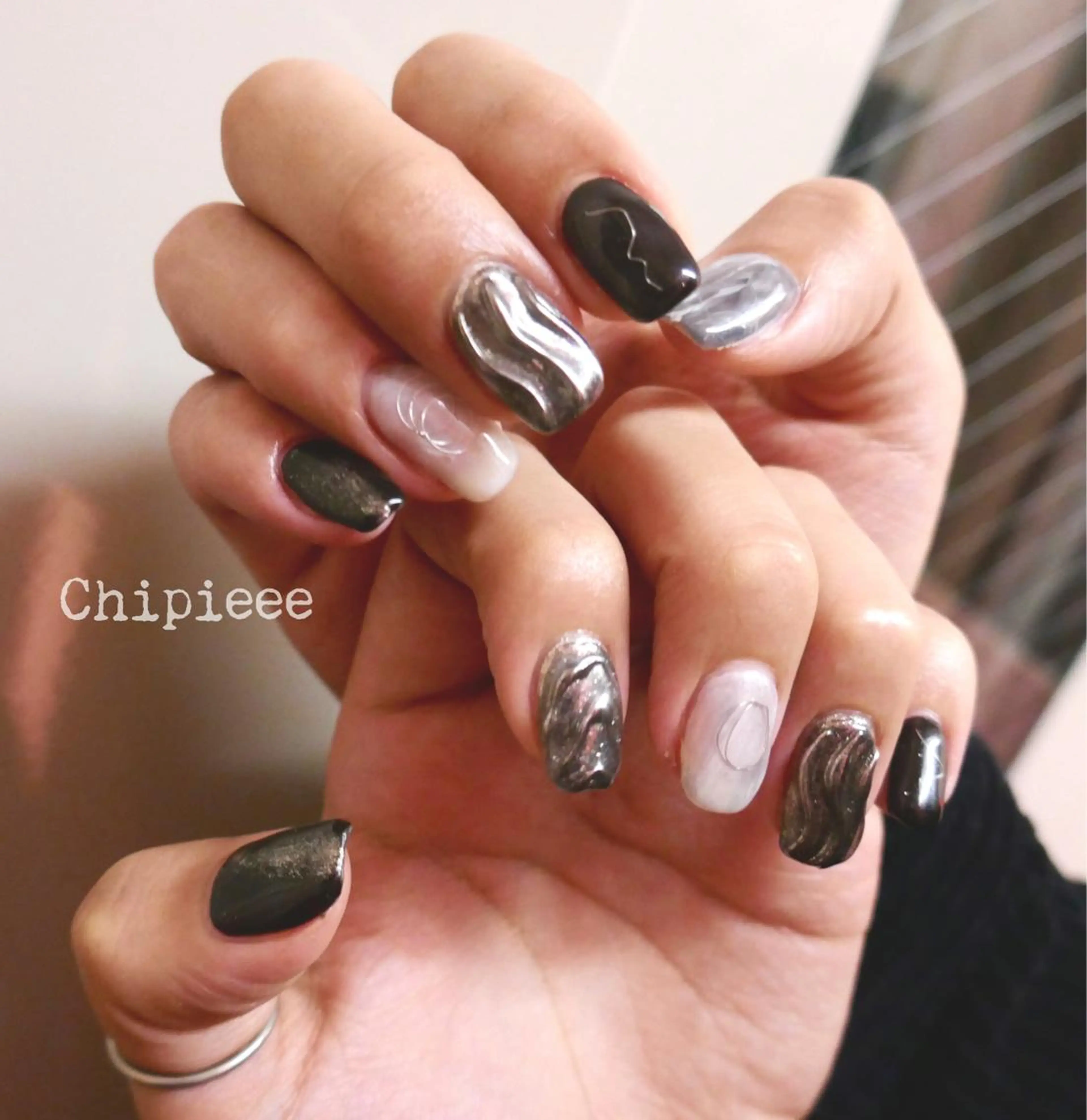 ネイル revia所属・ERI Nailistのネイルデザイン