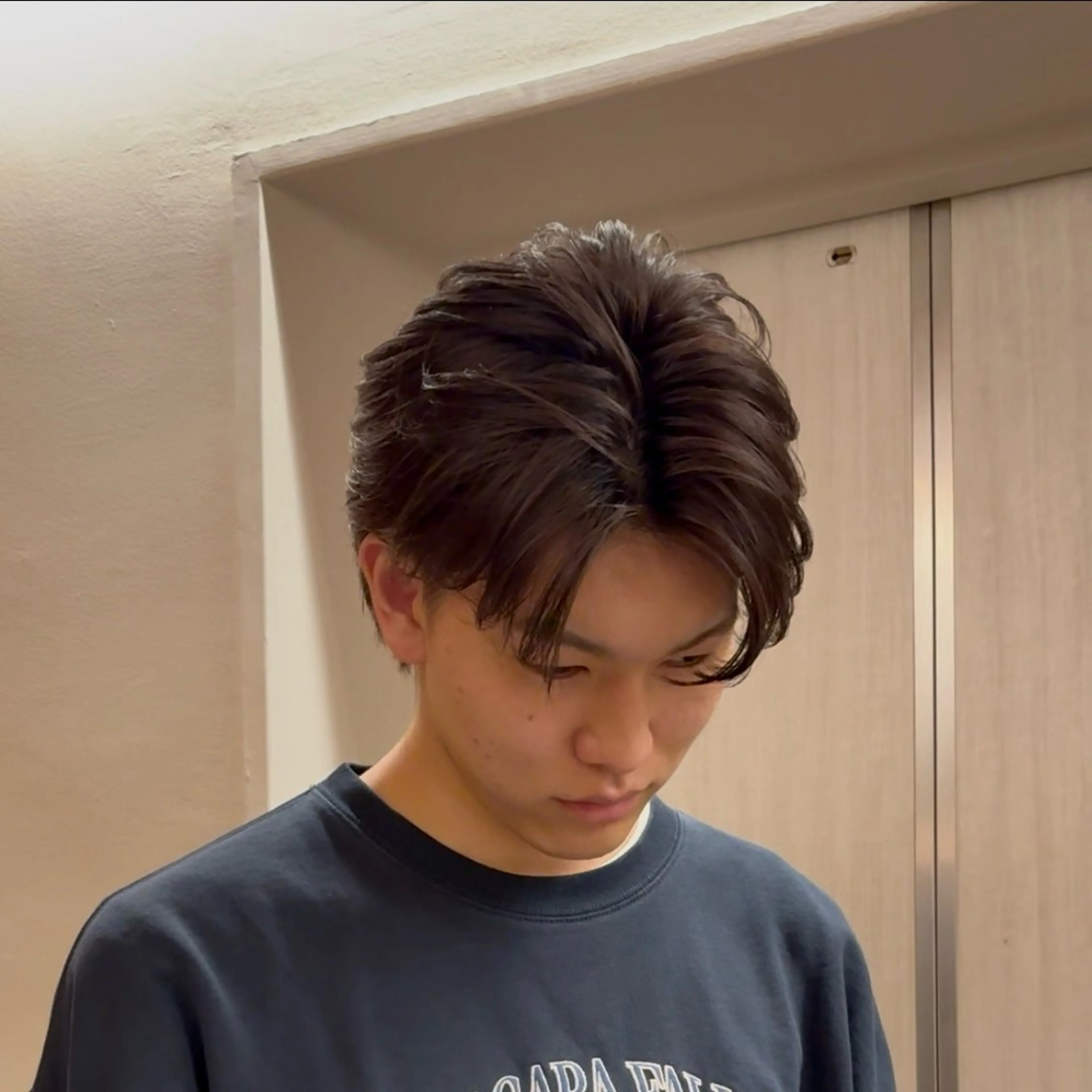 ミディアム カラー メンズ カット トリートメント ヘアセット メンズバレイヤージュ 🔥メンズカット🔥のヘアスタイル