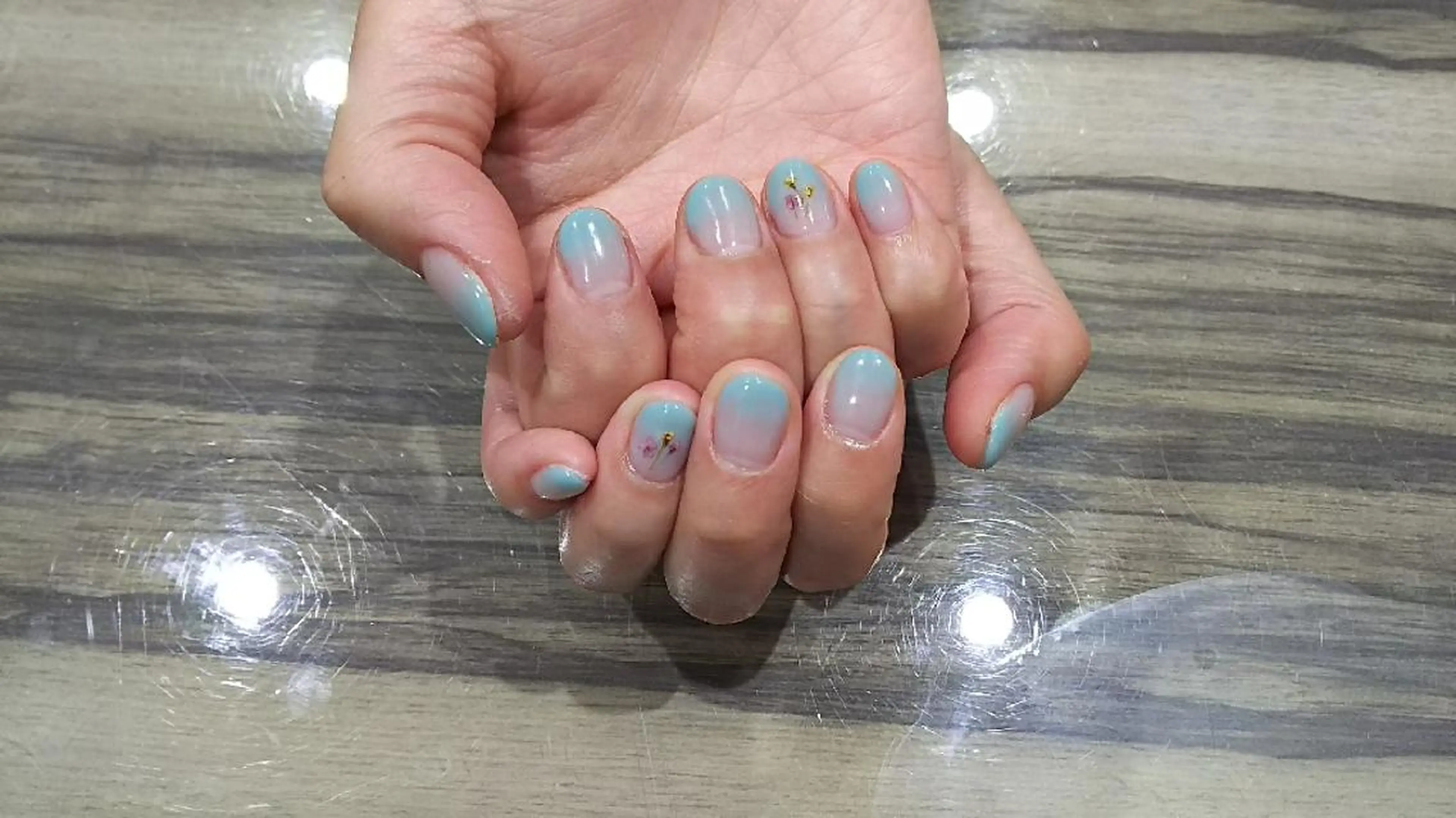 ネイル ブルー Progress Nailのネイルデザイン