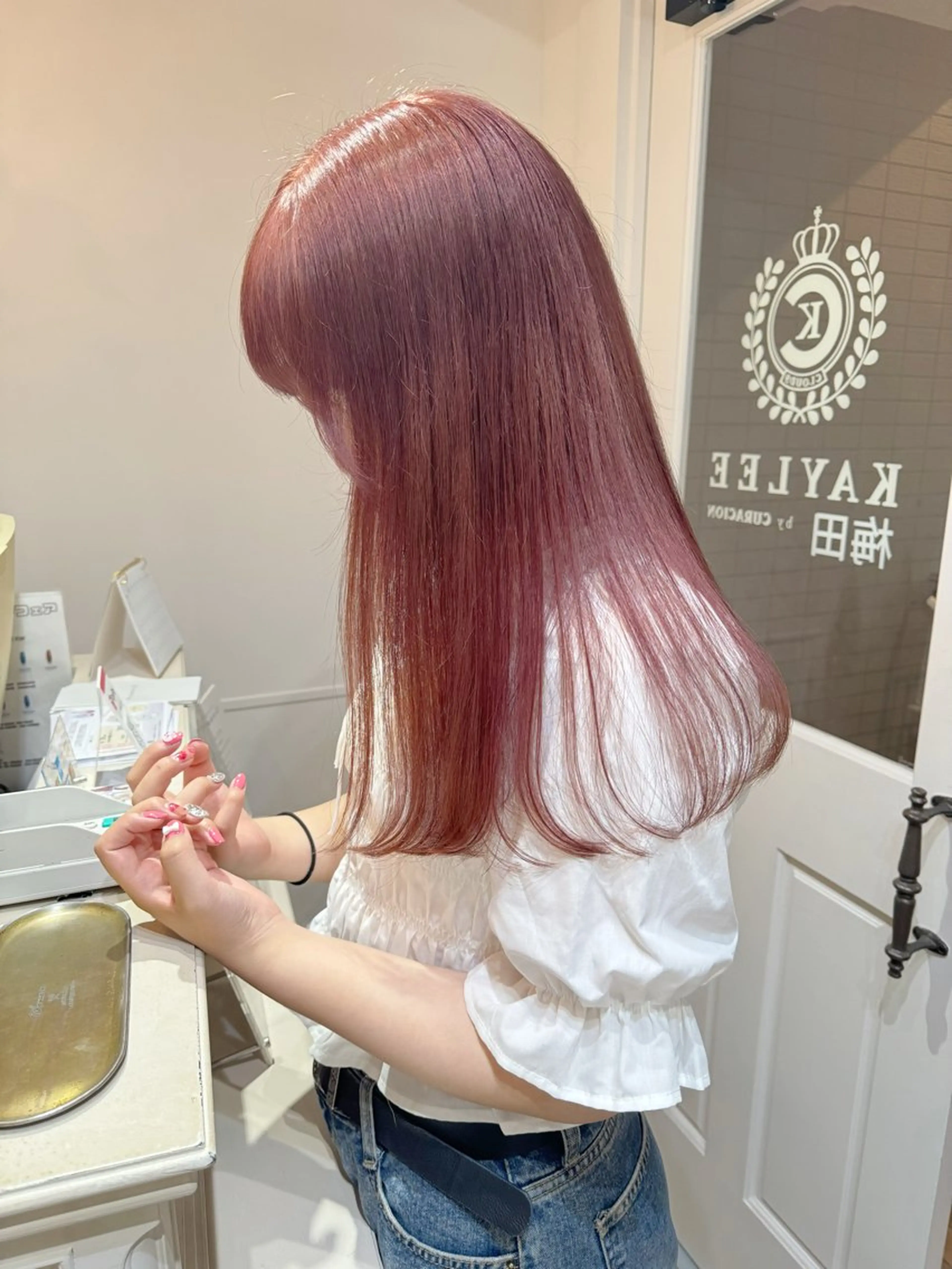 カラー ヘアカラー 🌷柔らかクリーミー 🤍kirari🌷のヘアスタイル