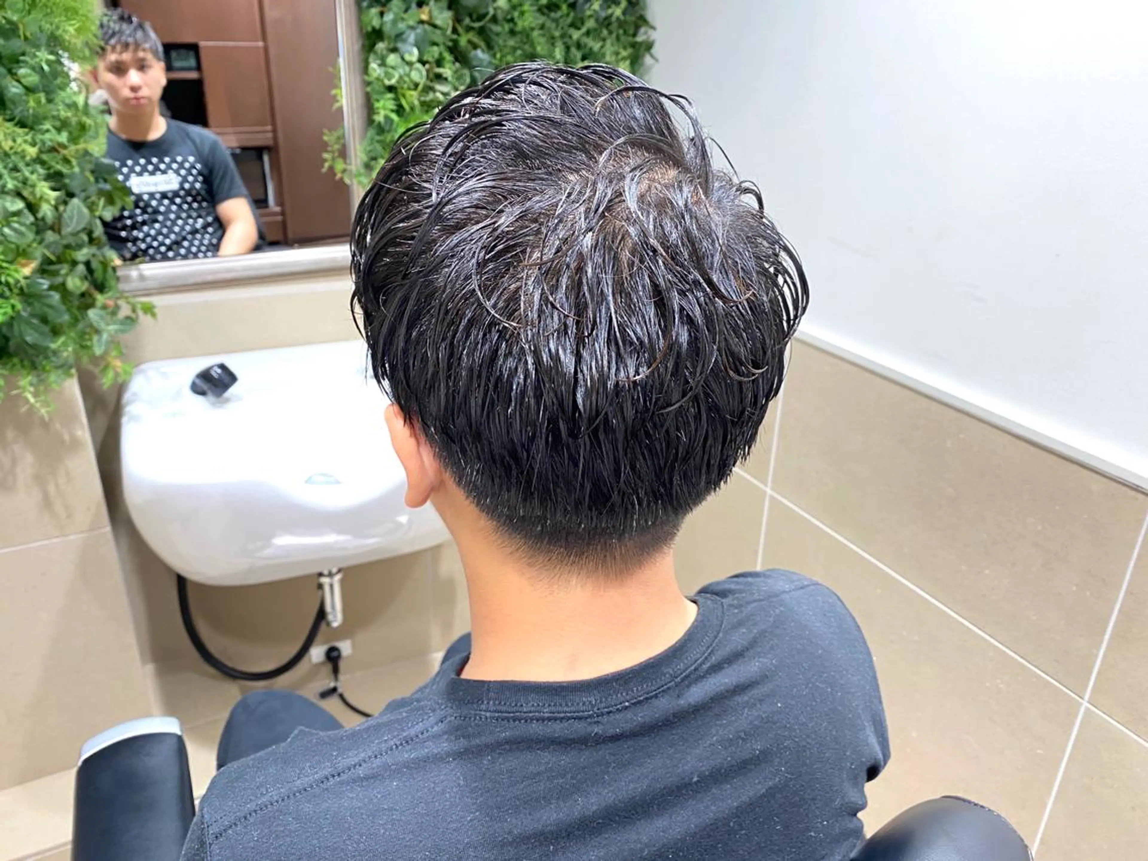 ミディアム メンズ HIRO GINZA 池袋東口店所属・林田 龍明のヘアスタイル