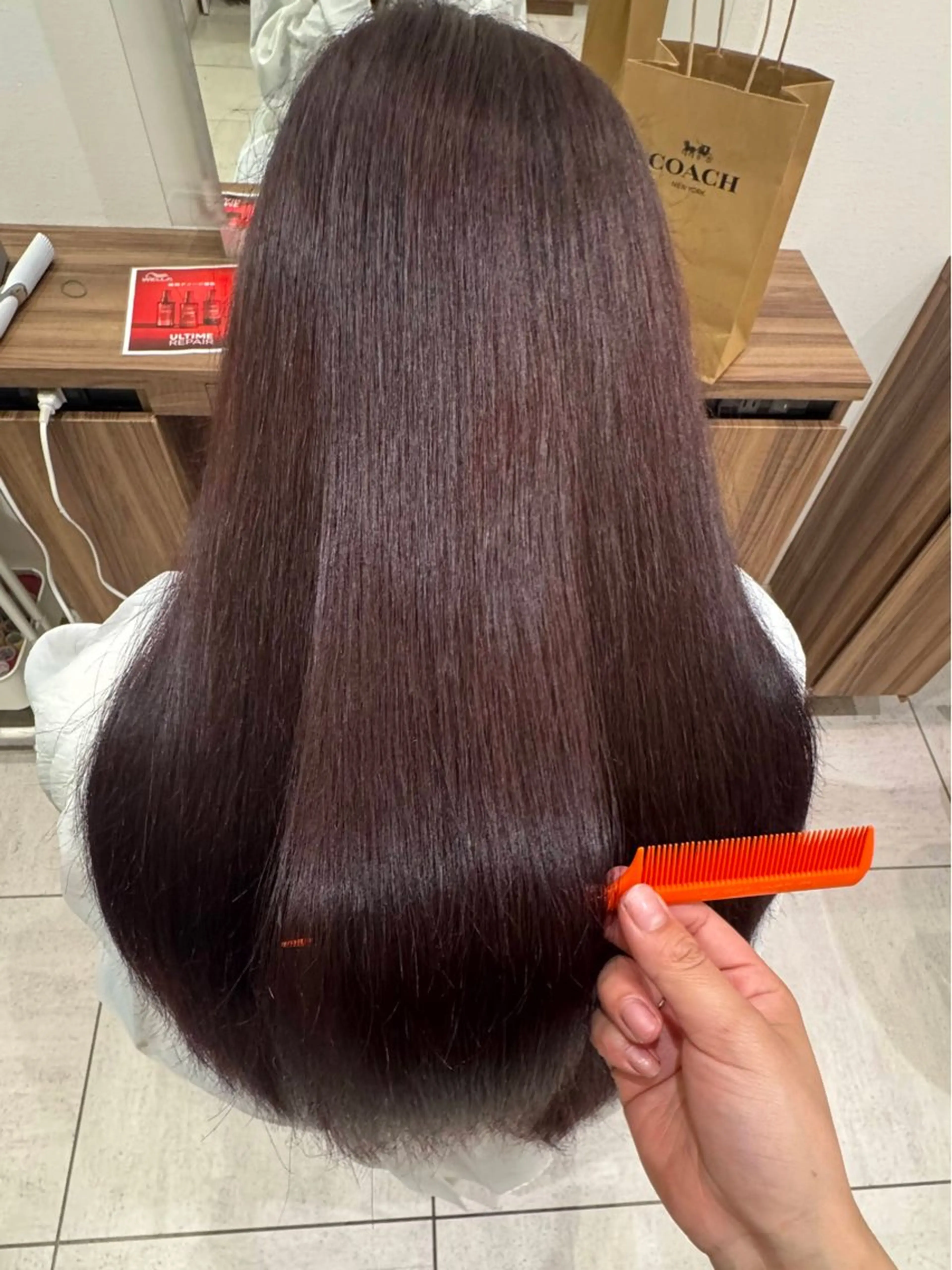 ロング ヘアカラー モデル募集中✨ 薮押いづみのヘアスタイル