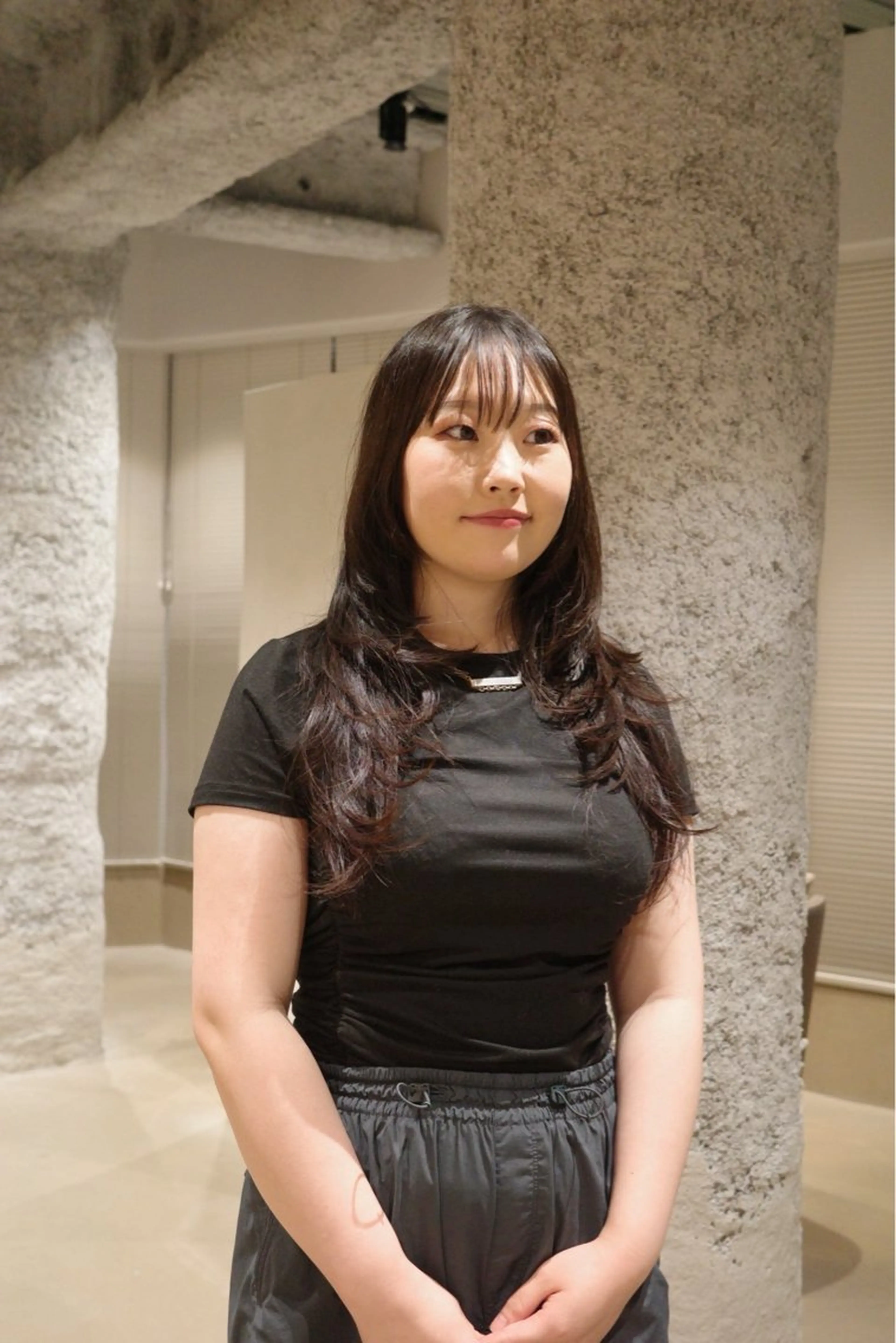 ロング 未 来カットモデル無料のヘアスタイル