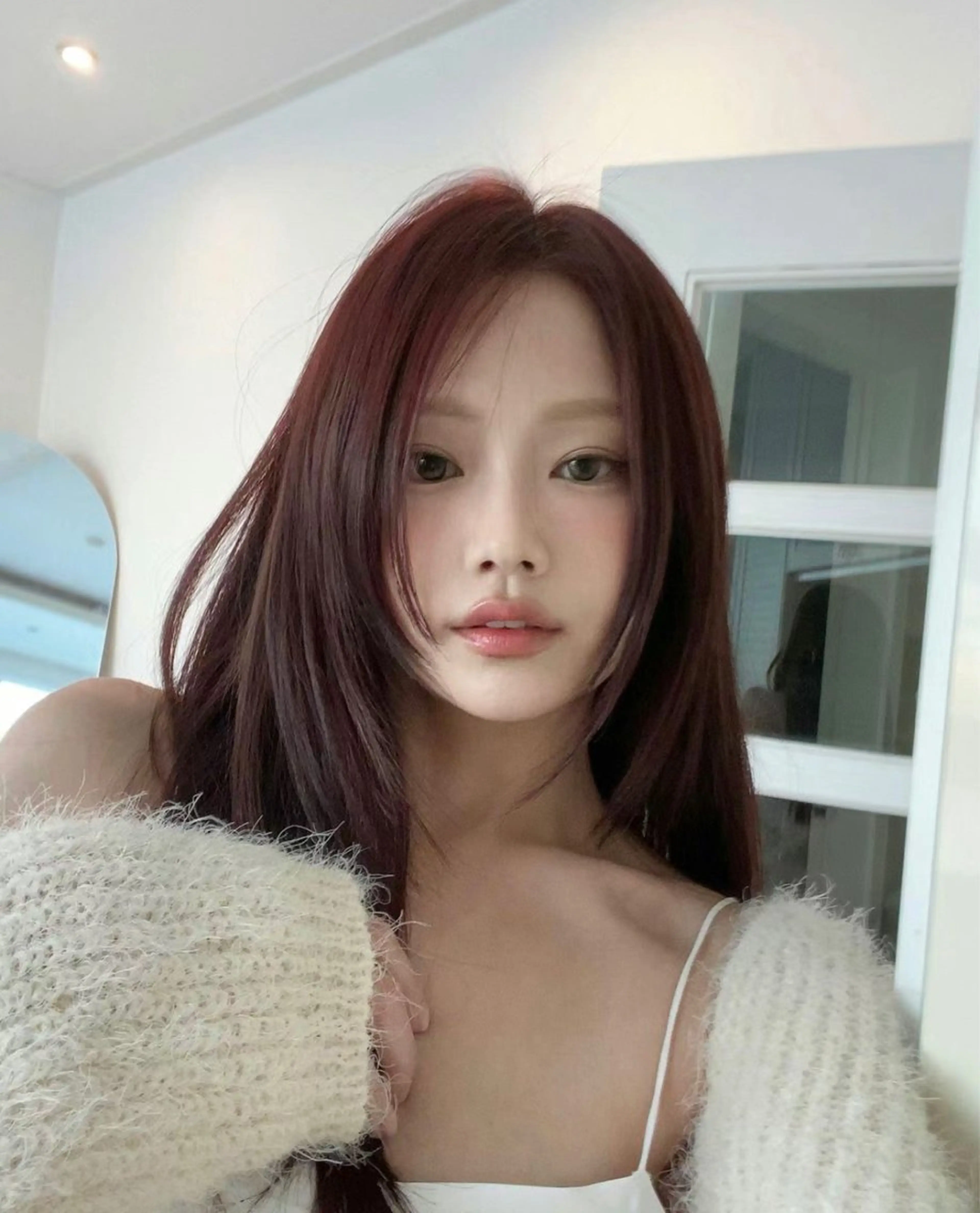 ロング 🇨🇳ワンホンヘア 下田鉄也のヘアスタイル