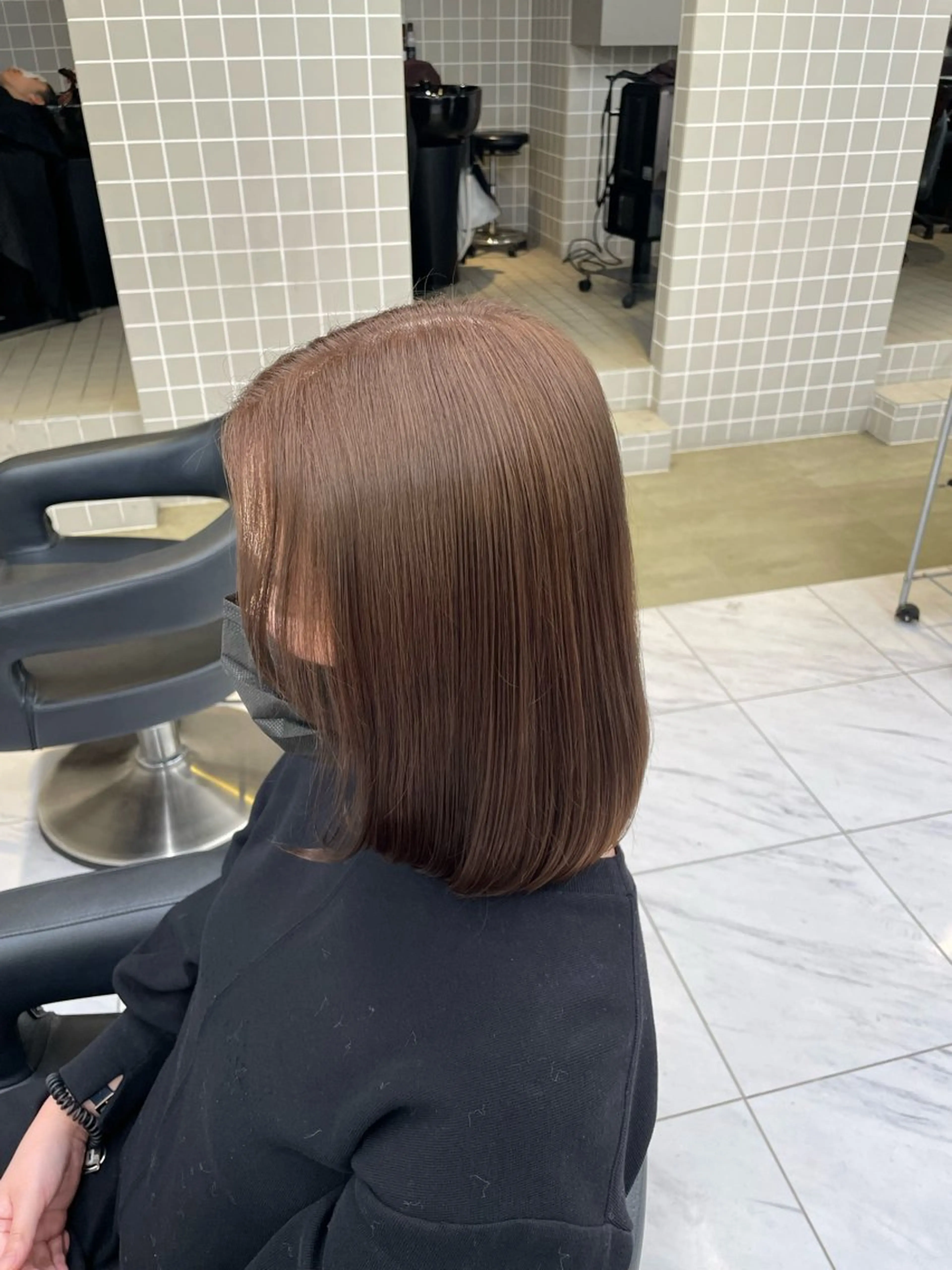 ミディアム カラー 🎀暖色/ラベンダー /paru🤍のヘアスタイル