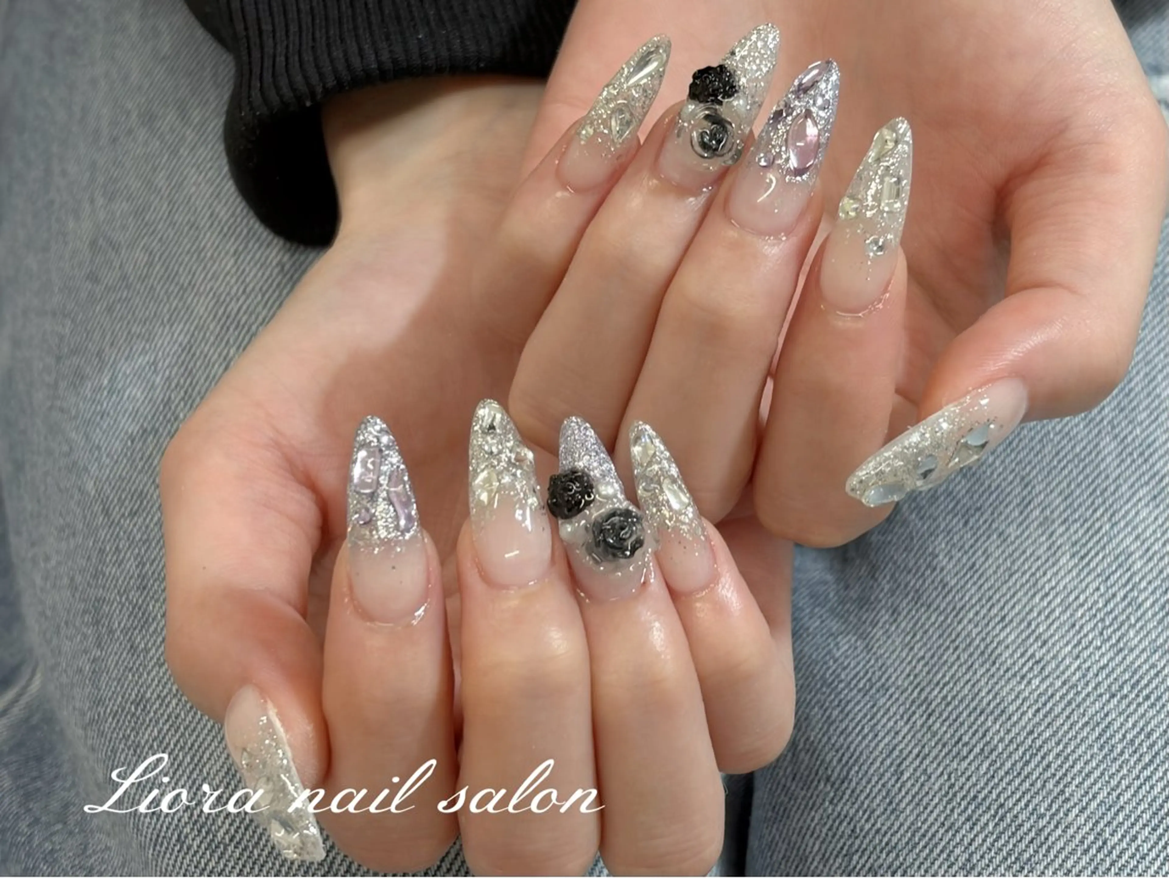 ネイル チークネイル フットネイル フレンチネイル ジェルネイル ガーリー ハンドネイル Liora nail スカルプ専門店のネイルデザイン