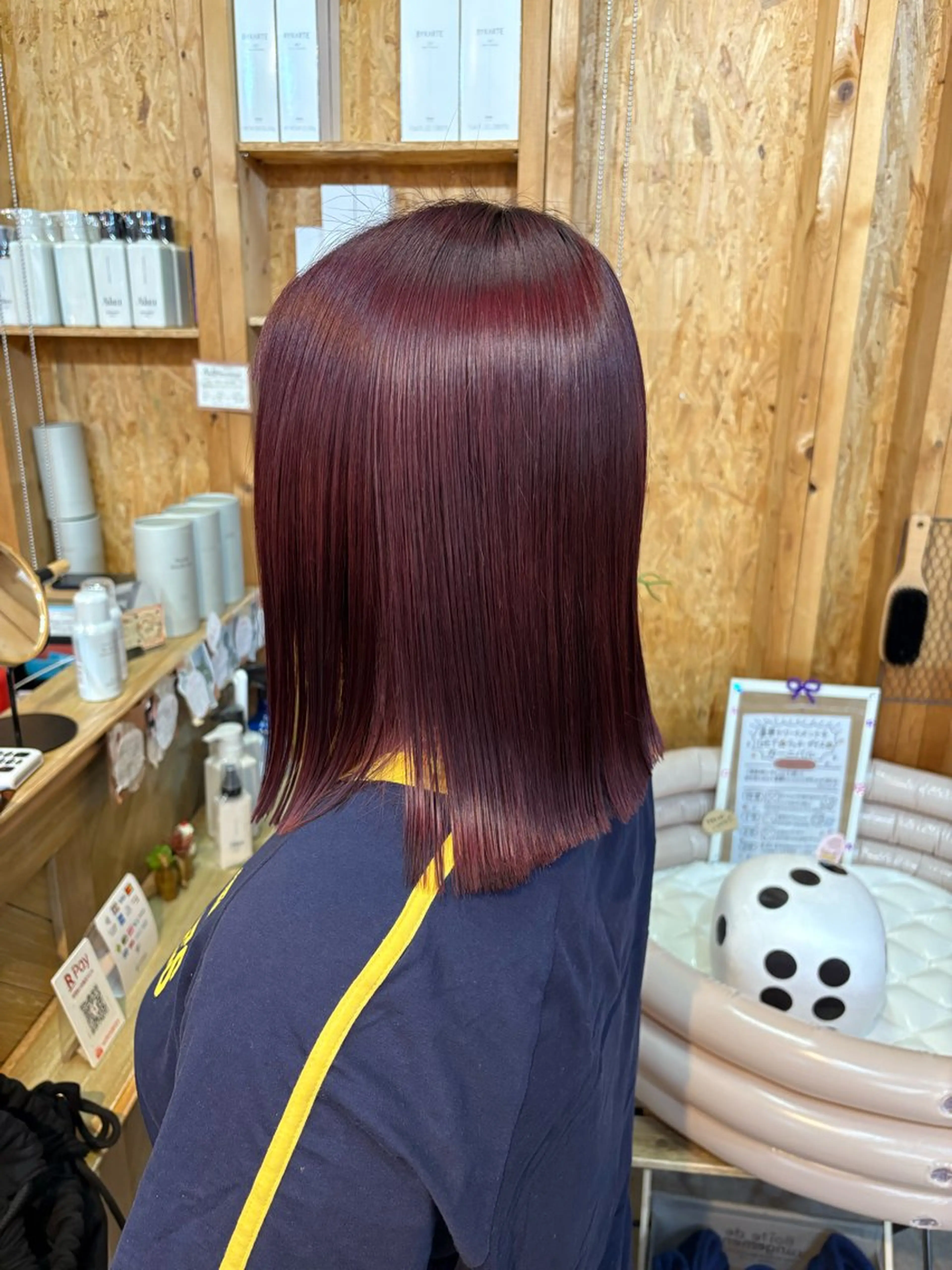 カラー カット ヘアカラー トリートメント まろみ暖色× chia🕯のヘアスタイル