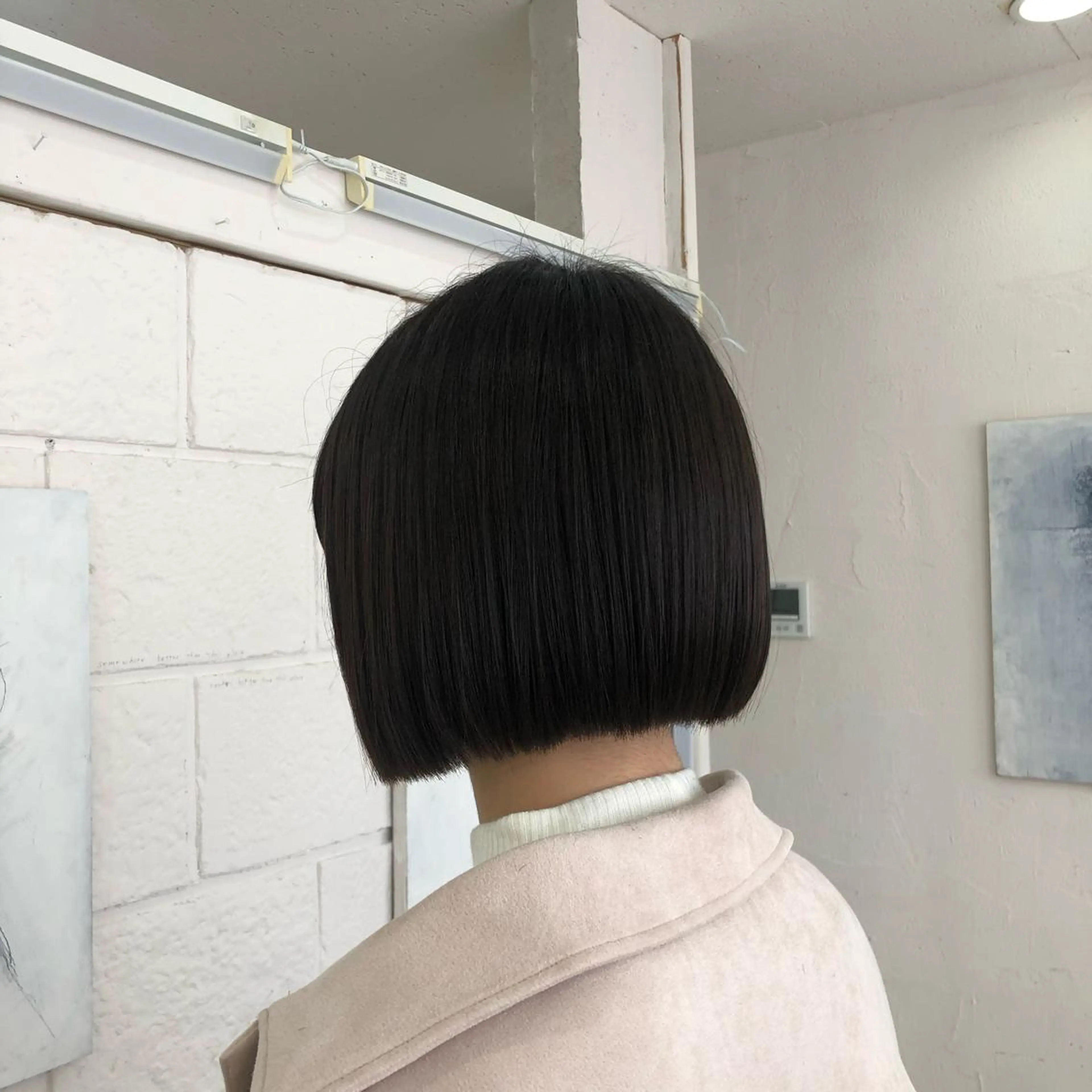 ショート ボブ NeF所属・miku🌿‬ メンズバレイヤージュのヘアスタイル