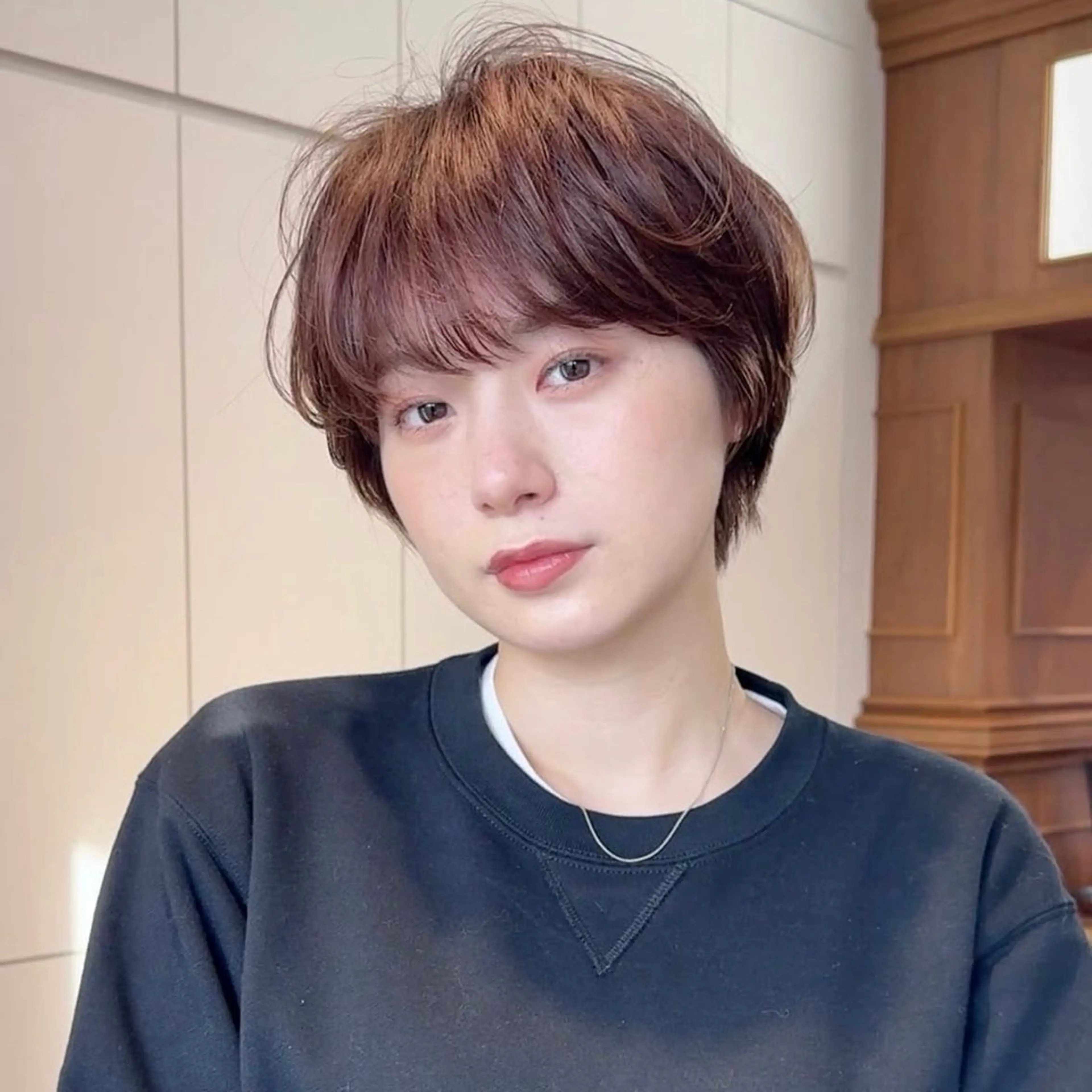 🌟ショートカット+パーマ+ダメージケアトリートメントの写真