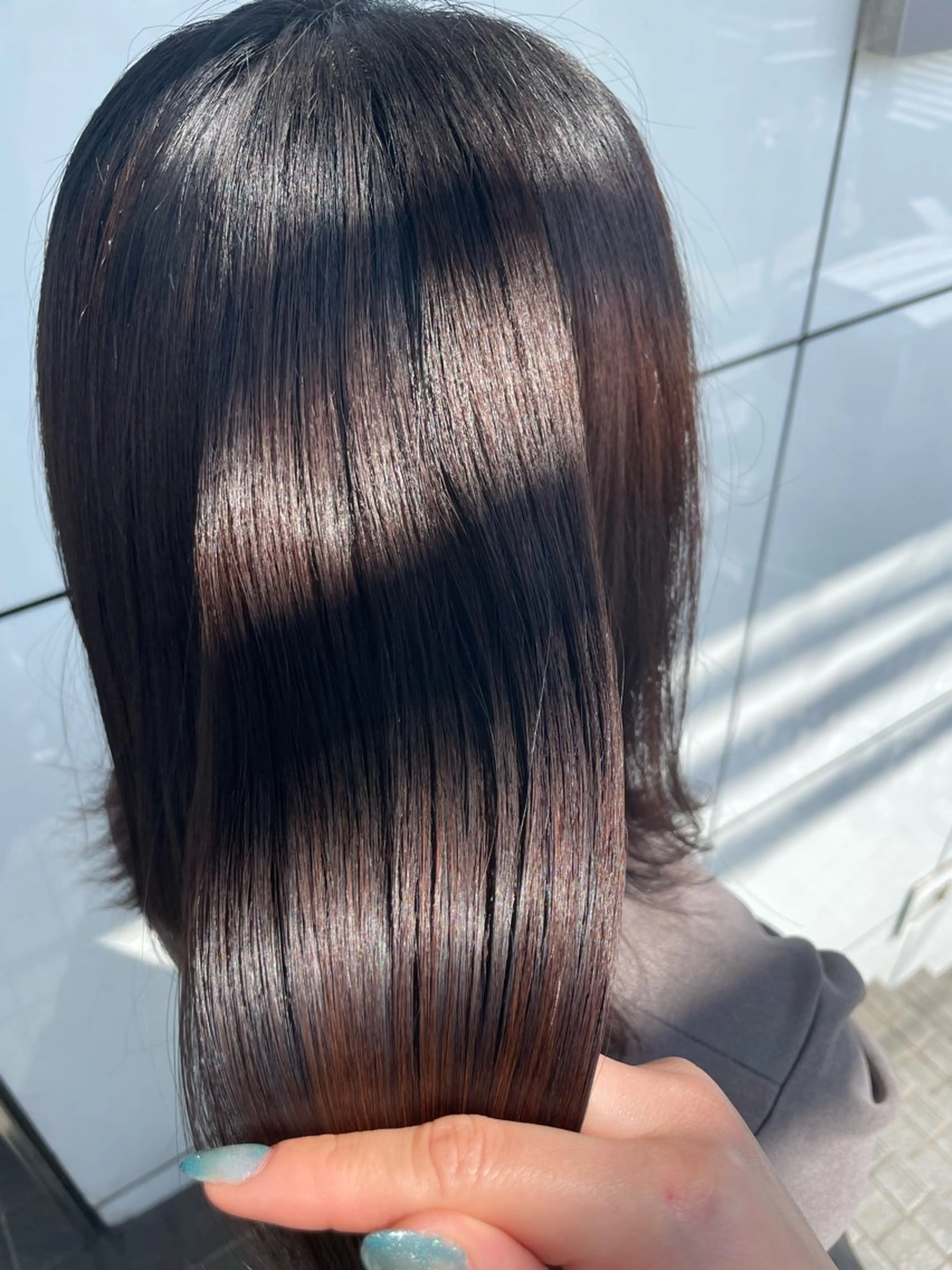 ミディアム トリートメント 鎌倉/アレンジ/暗髪 /髪質改善/ ユキミのヘアスタイル