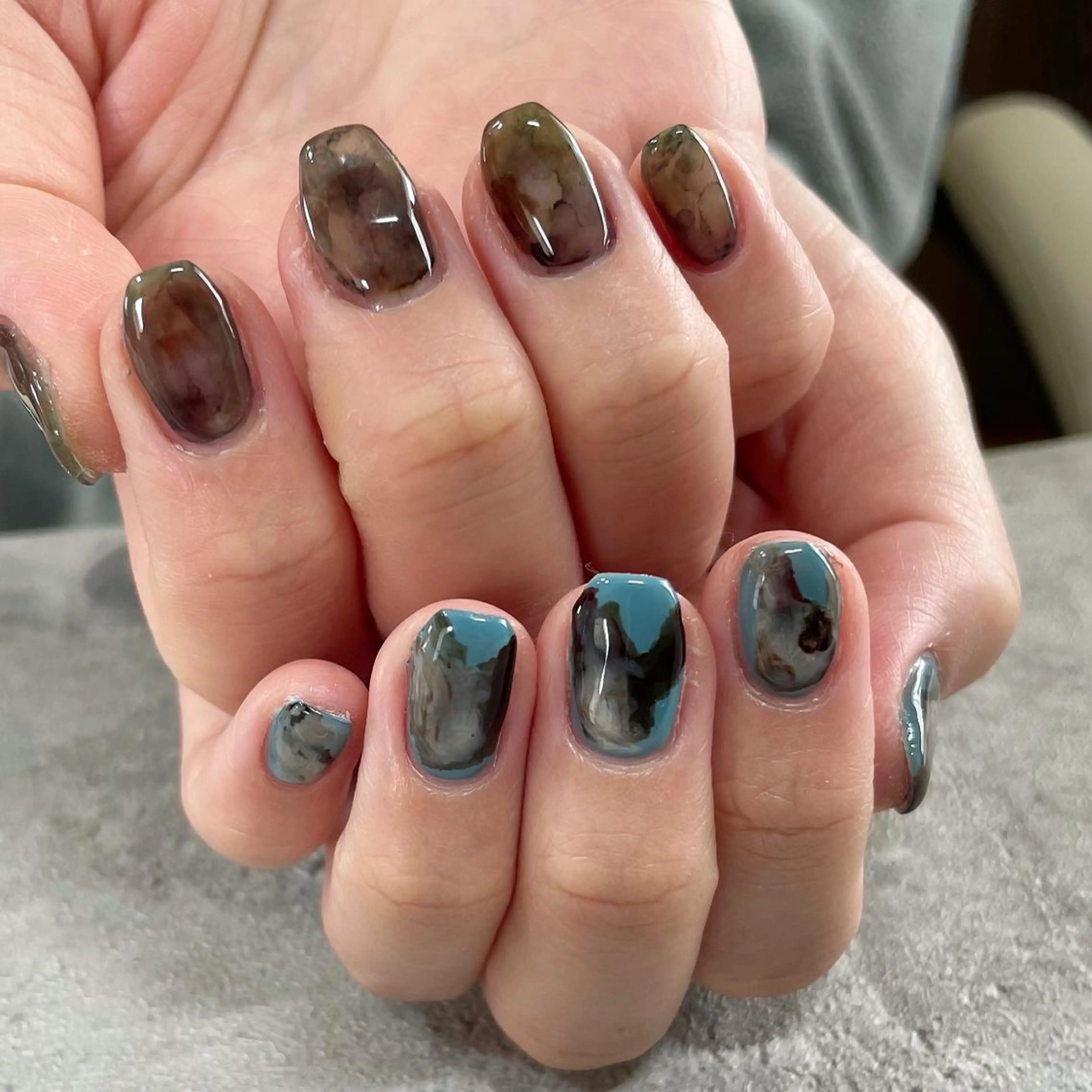 ネイル ジェルネイル 東 千夏のネイルデザイン