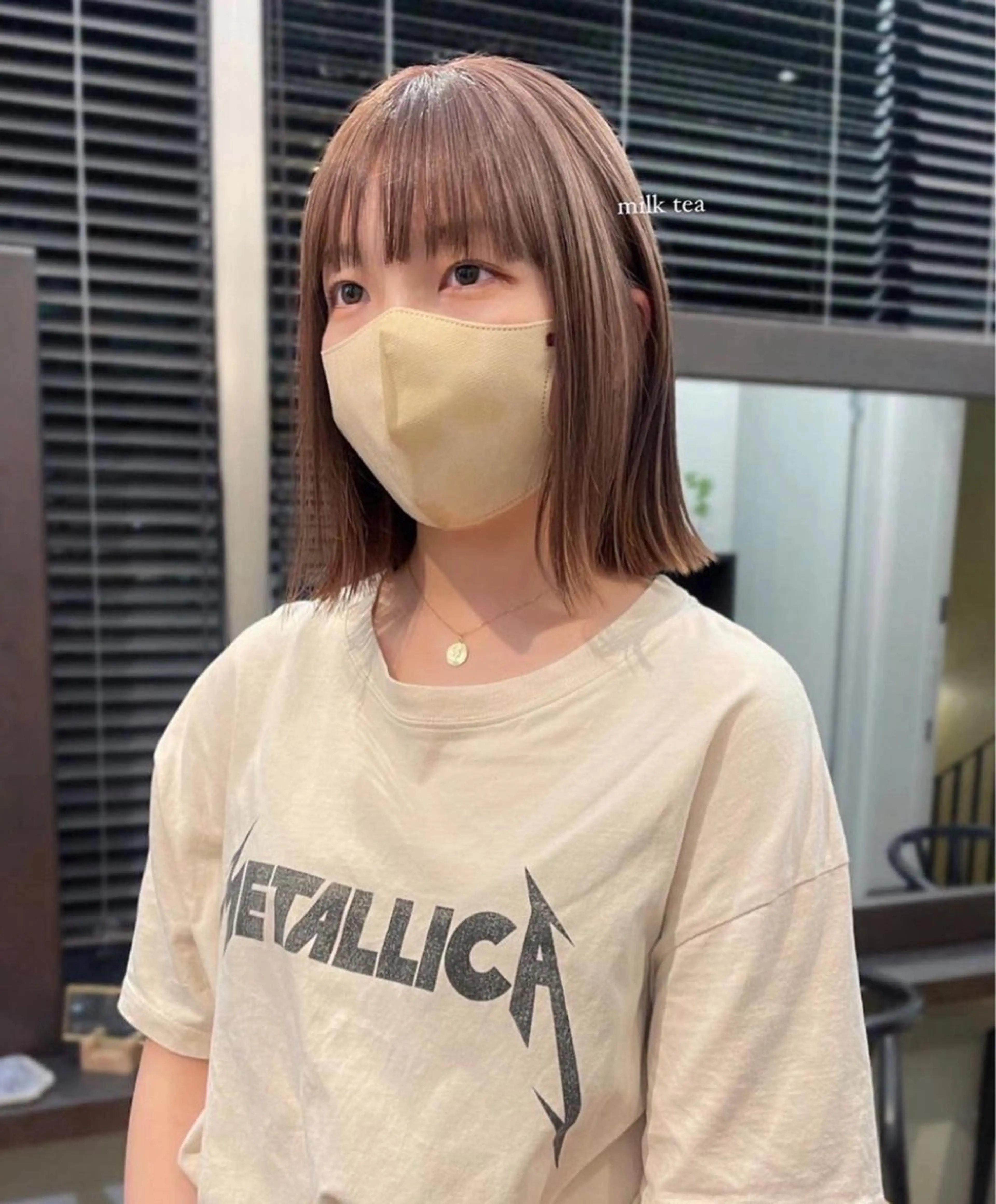 カラー ベージュカラー ブリーチ 透明感カラー ダブルカラー tete nico所属・似合わせ/ヘアカラー nanami🌸のヘアスタイル