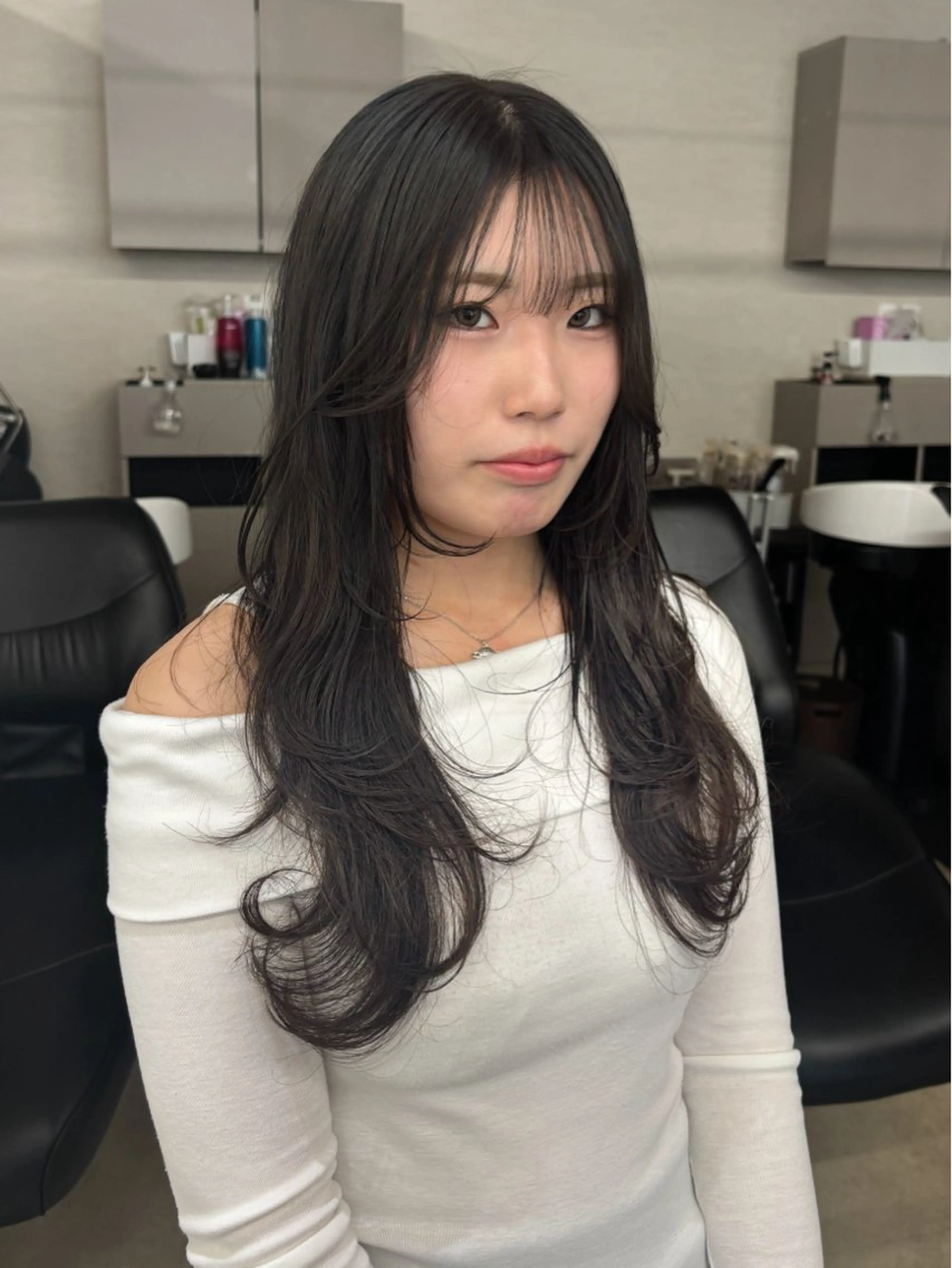 セミロング ヘアカラー トリートメント Flulu by avance cross所属・段野吾颯 ／ベージュカラーのヘアスタイル