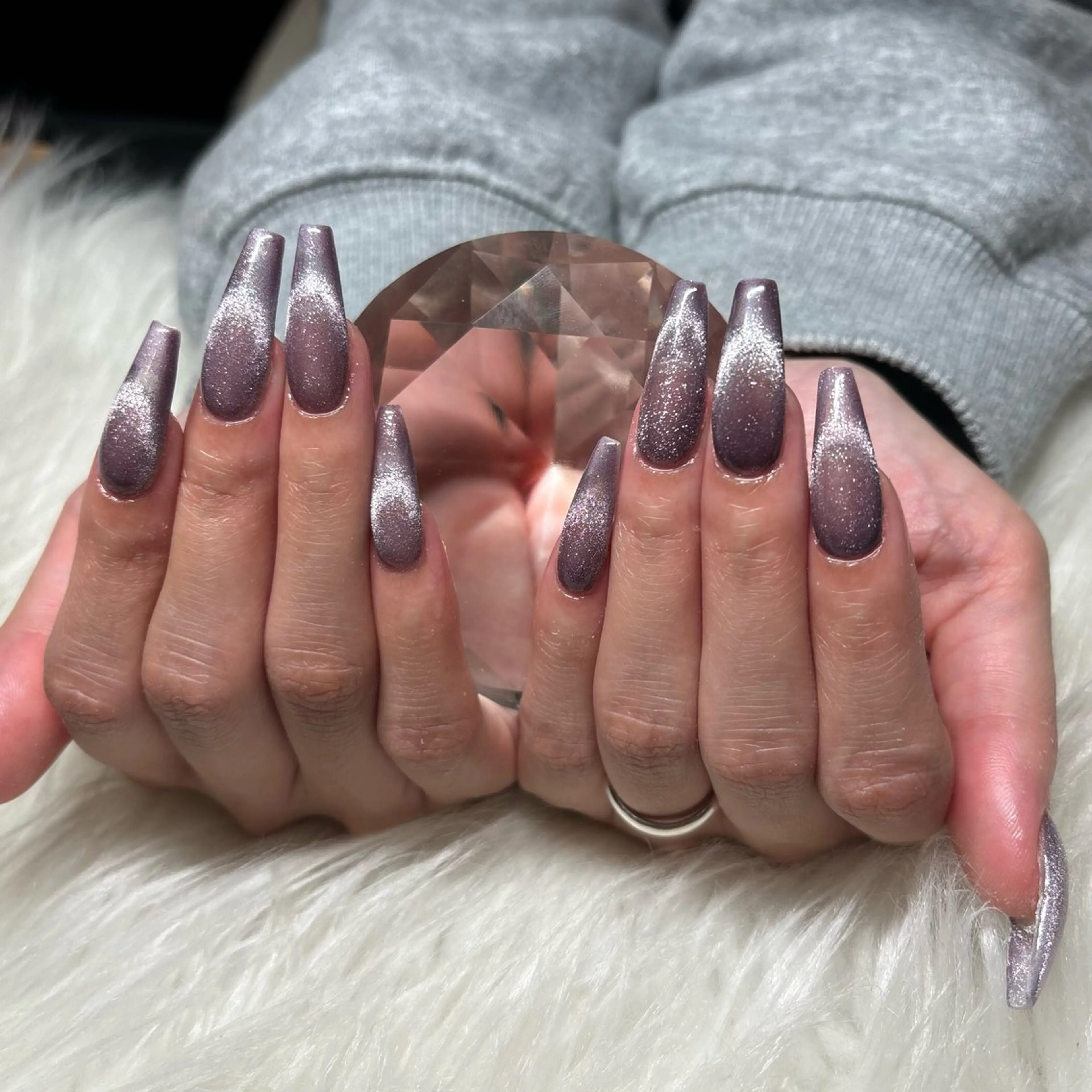 ネイル フラッシュネイル マグネットネイル 持ち込み スカルプネイル ハンドネイル ♛BARON♛ MANAのネイルデザイン