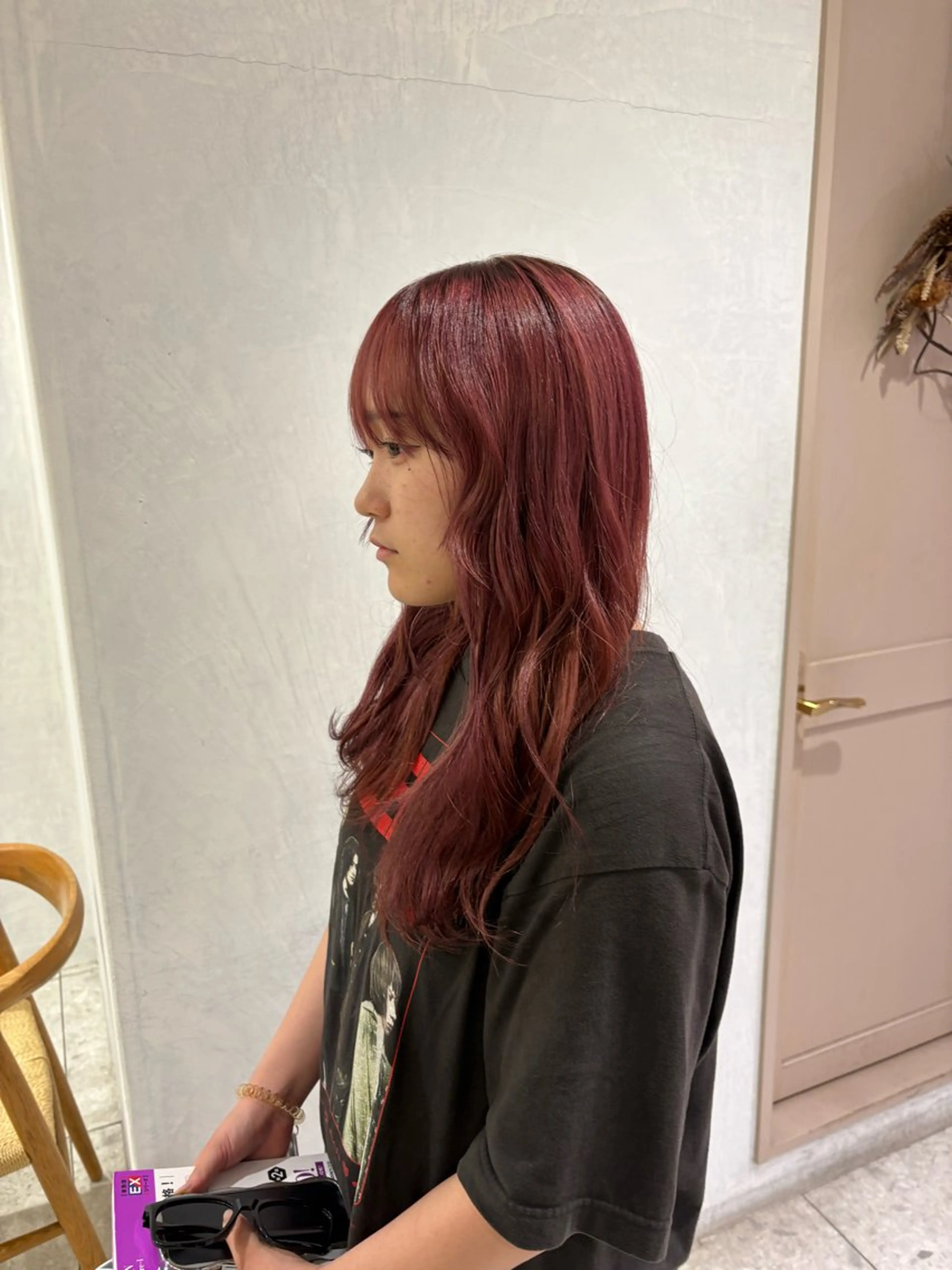ロング ヘアカラー 小林 篤滋郎のヘアスタイル