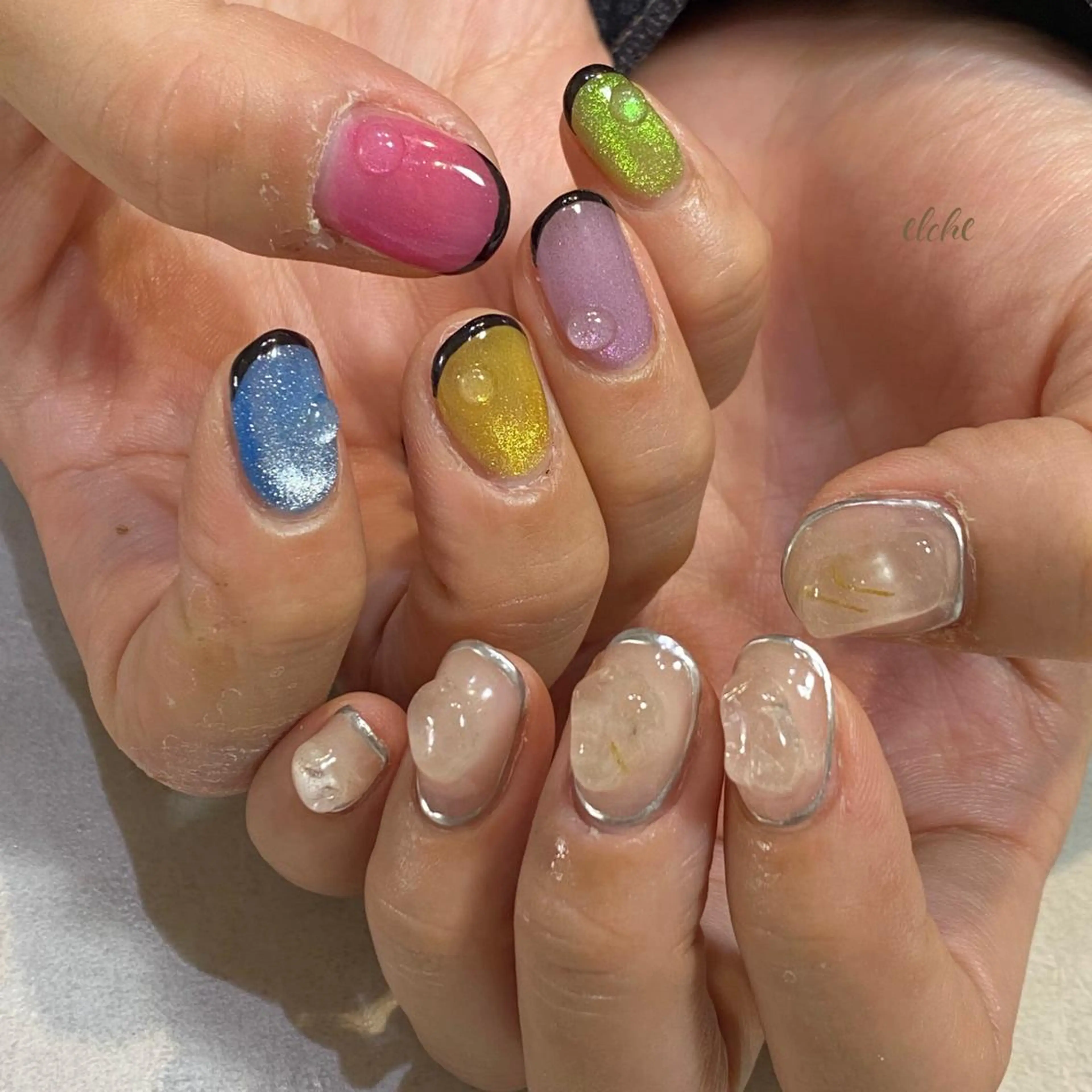 ネイル アートネイル Rio 𓍼のネイルデザイン