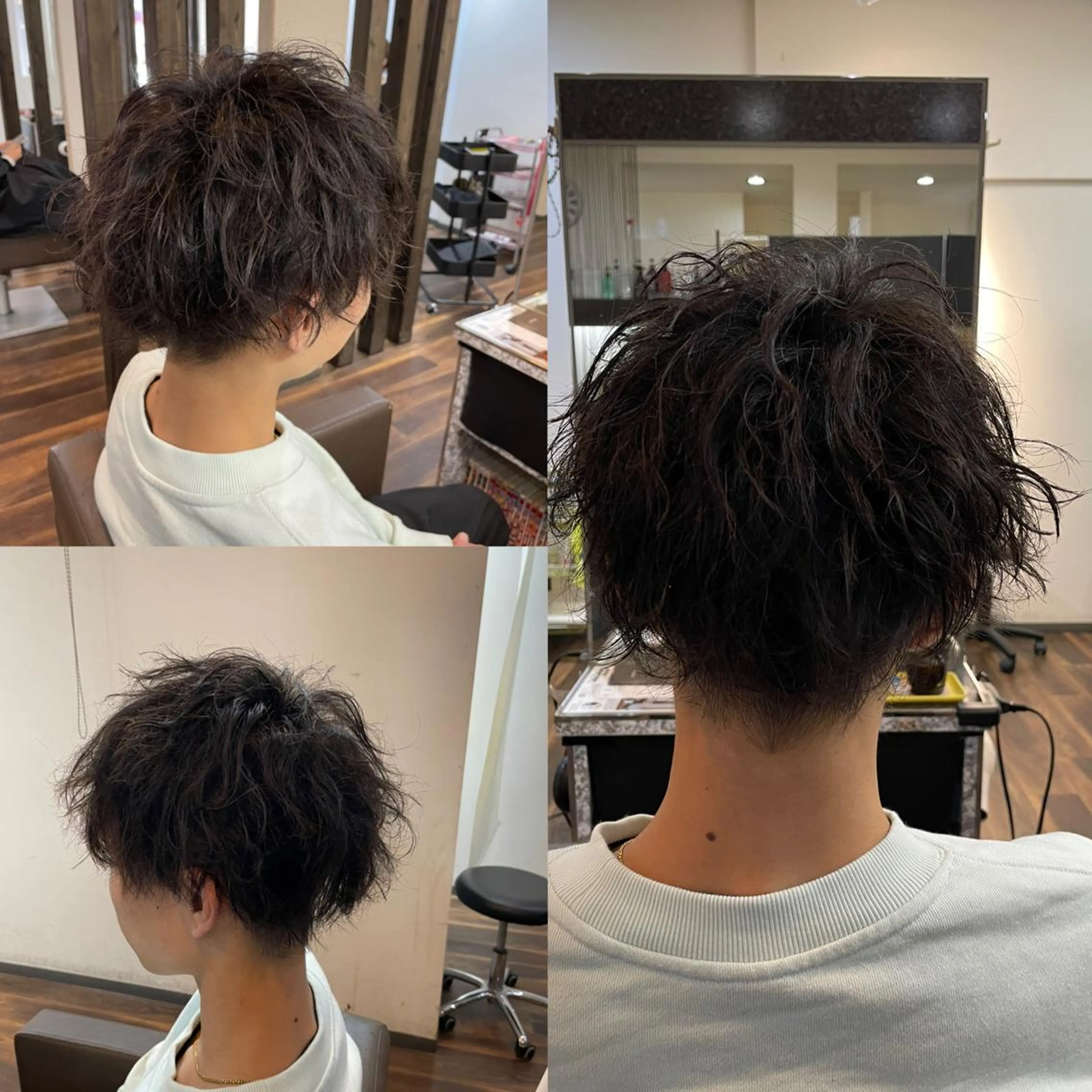 パーマ メンズ カット パーマ Leggu所属・木田 智大のヘアスタイル