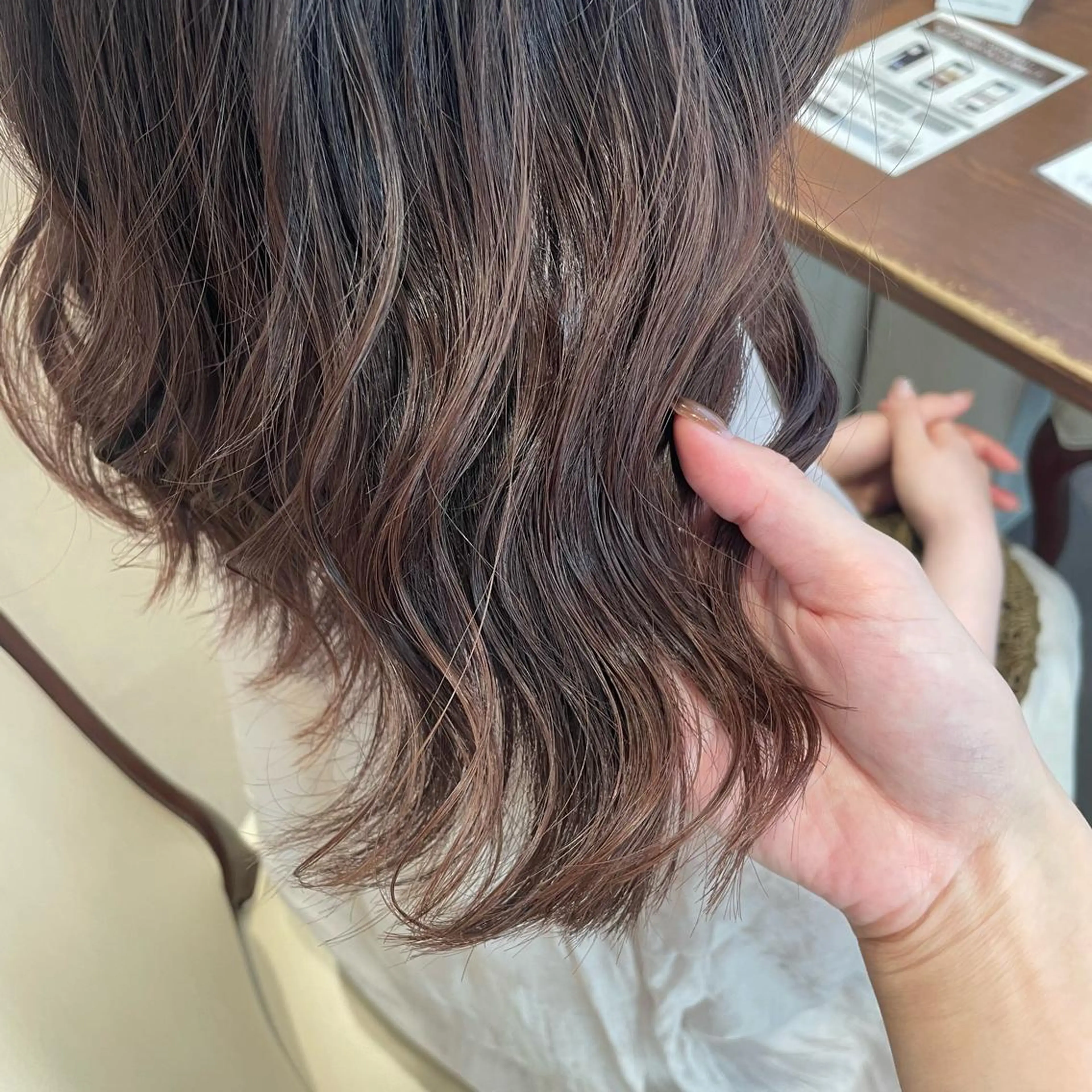 カラー ブラウンカラー モカブラウン カット ヘアカラー トリートメント 🍪ﾖｼｲﾊﾙﾈ🍪 ﾗﾍﾞﾝﾀﾞｰｶﾗｰのヘアスタイル