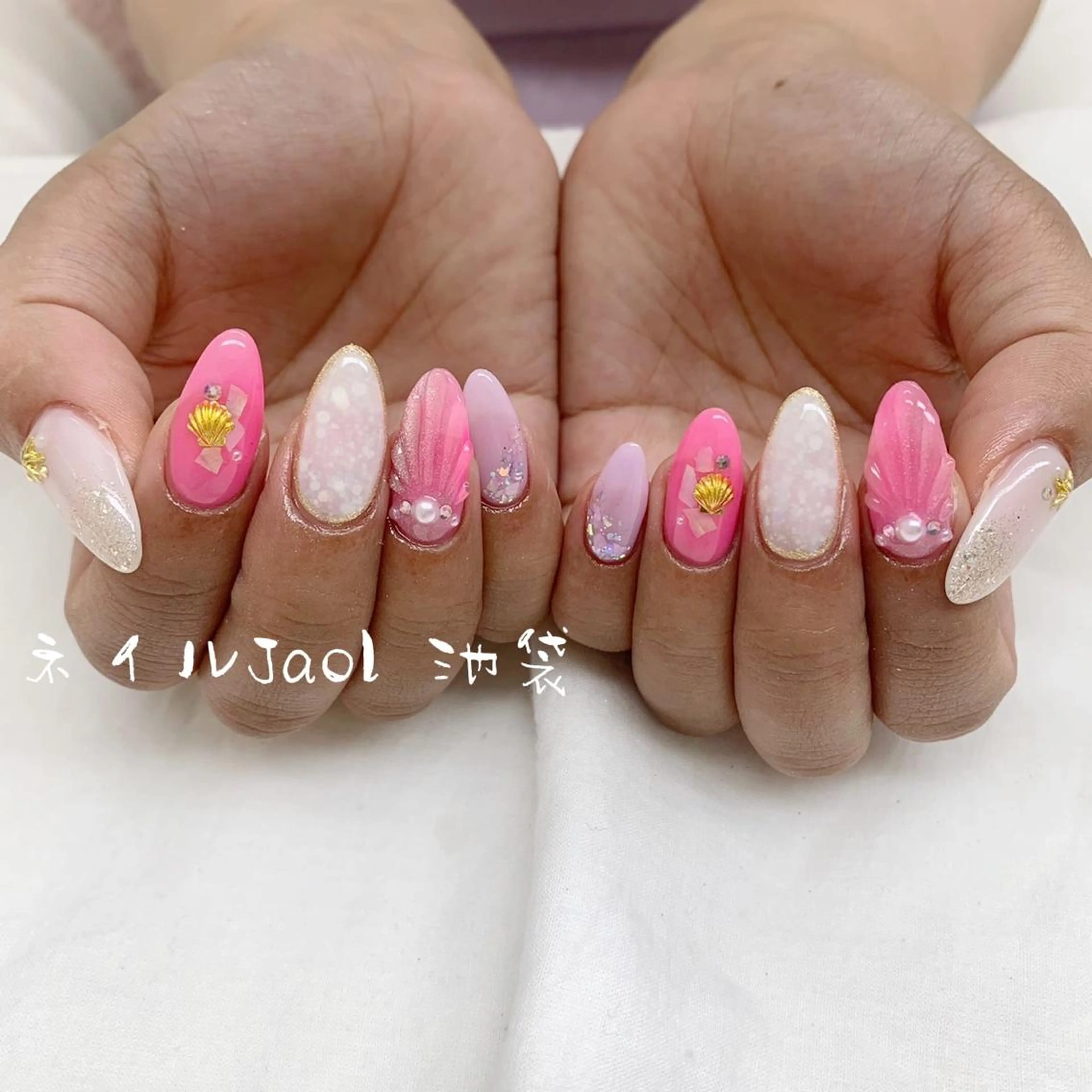 ミディアム nail jaol池袋店所属・ネイルJaol 池袋のネイルデザイン