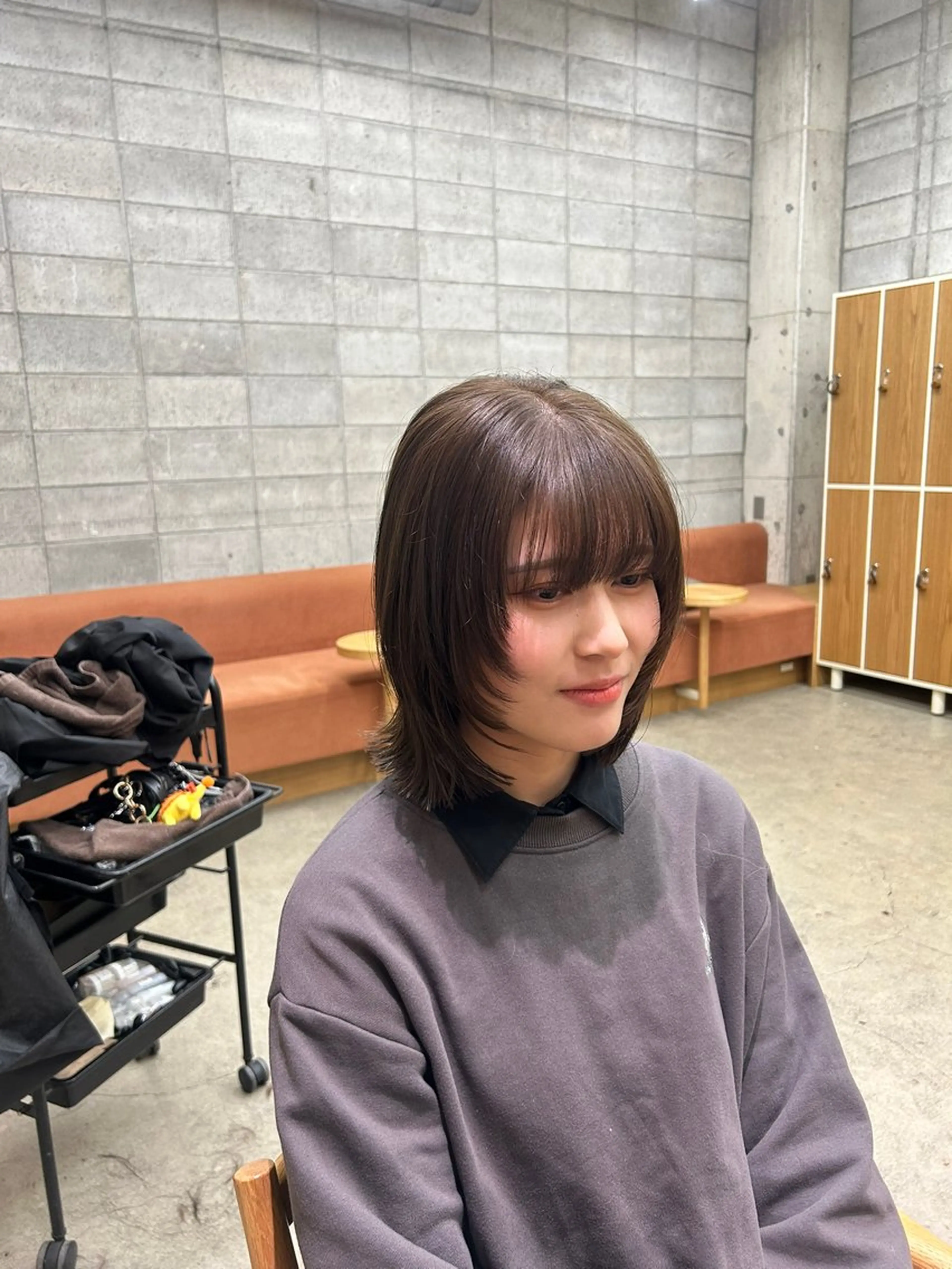 ミディアム カラー 齋藤 隼琉のヘアスタイル