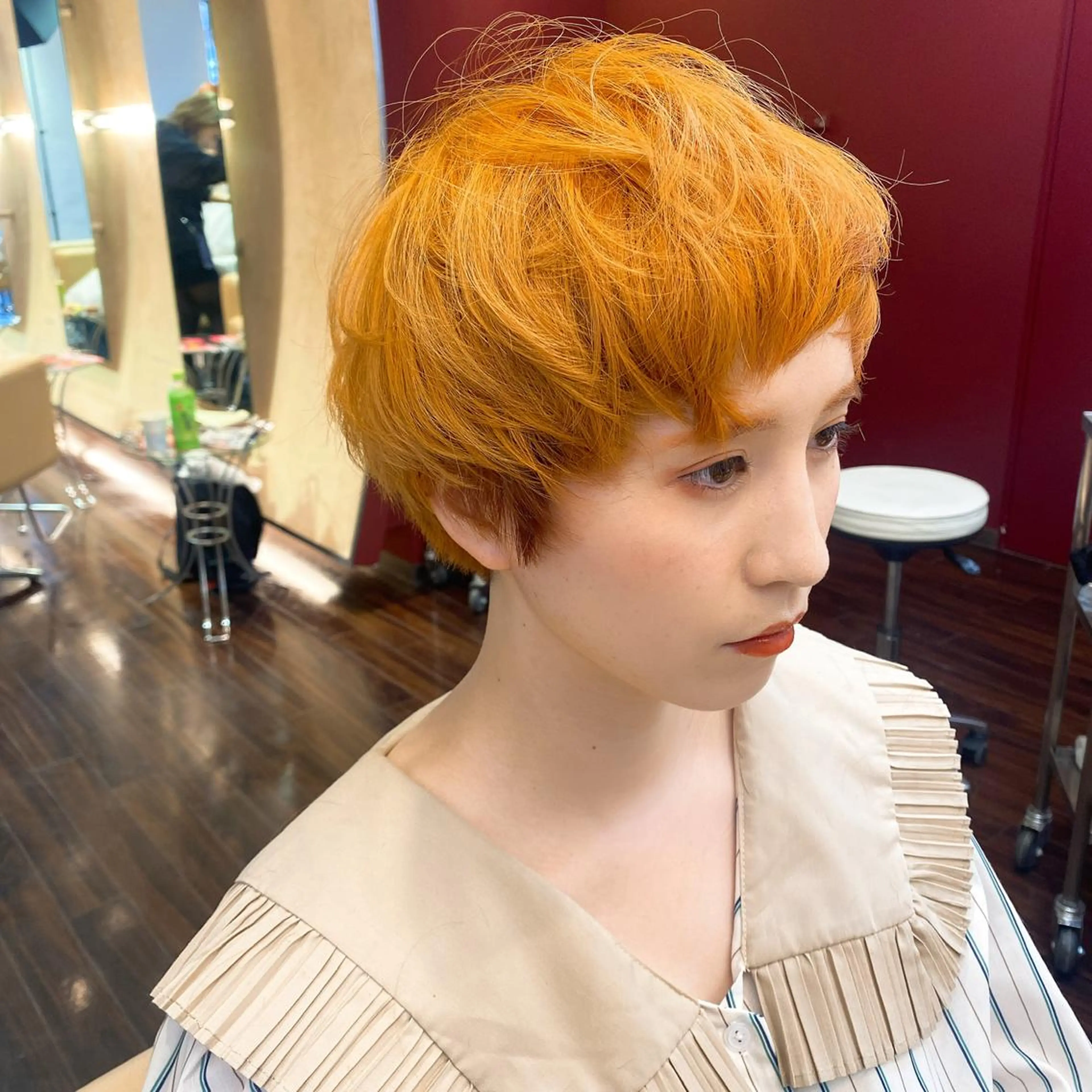 ショート パーマ 金沢美容室 KUSHUKAのヘアスタイル