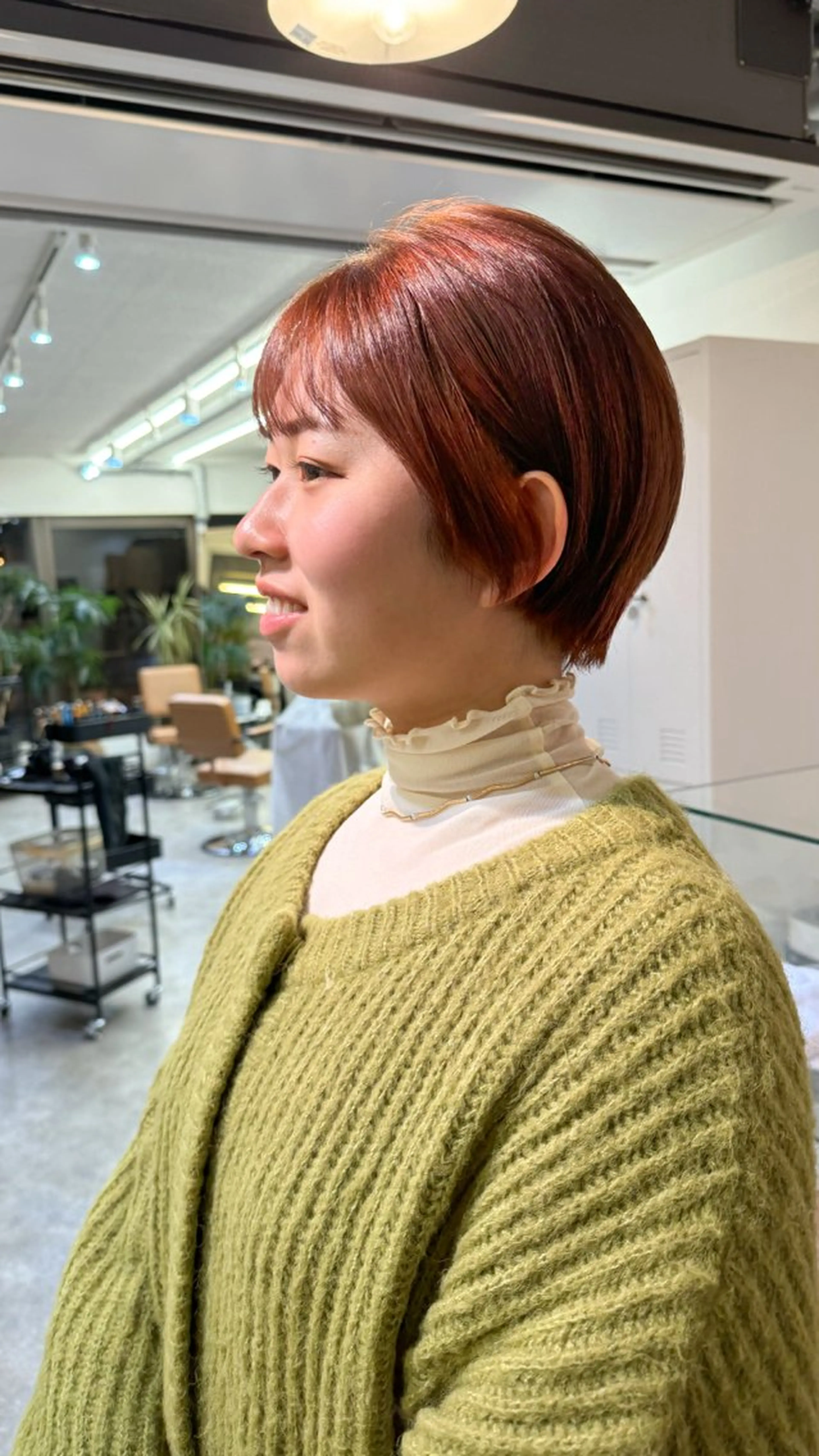 ショート カラー 丸みショート ショートヘア ヘアカラー Seeknext // Rukaのヘアスタイル