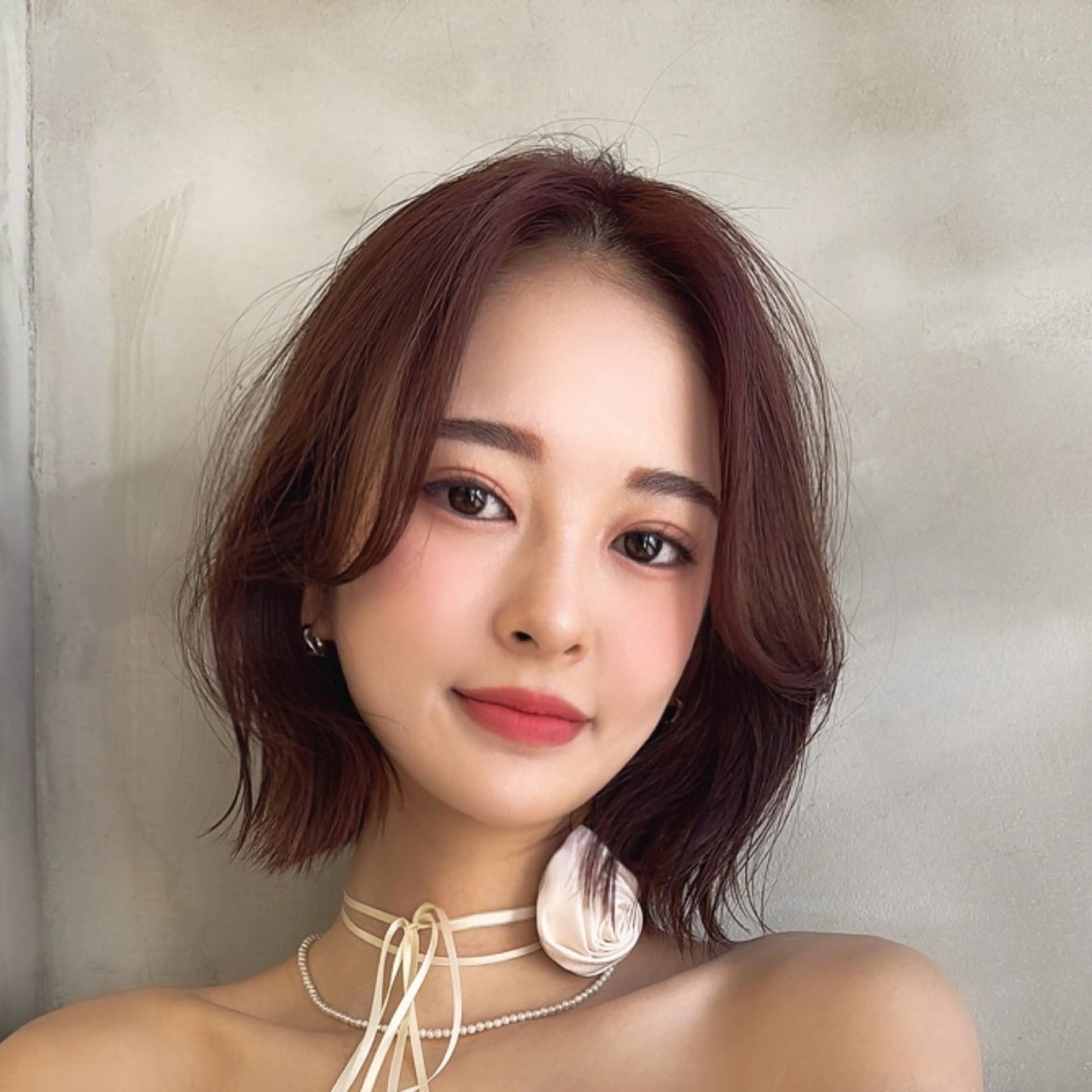 ミディアム カラー カット ヘアカラー トリートメント Lond luce心斎橋所属・🍀小川大輔🍀 ボブ/ブリーチ🥇のヘアスタイル