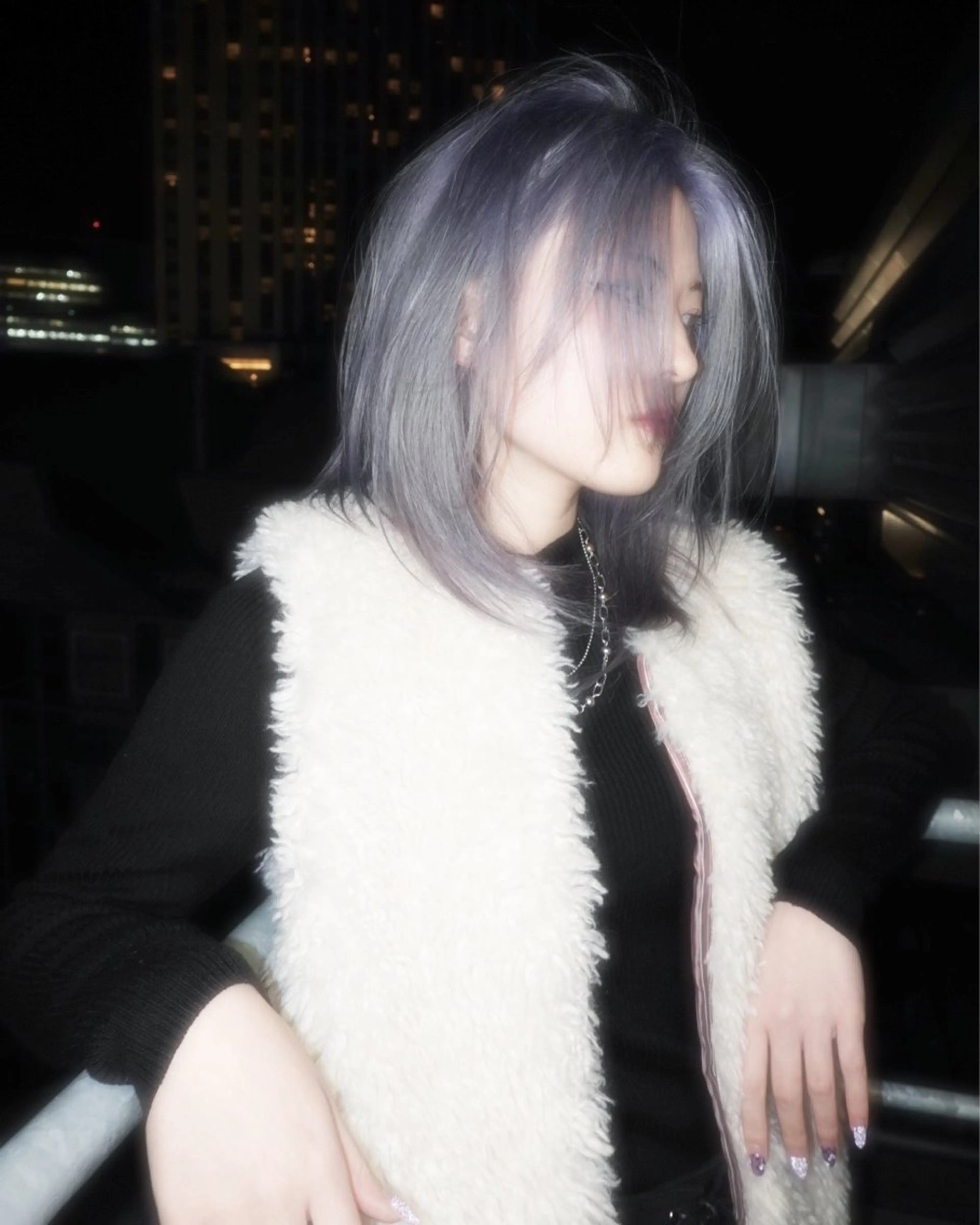 ミディアム カラー 小顔カット ヘアカラー bloc japon所属・ﾌﾞﾚｲｽﾞ˚✧₊⁎ ﾚｲﾔｰToriのヘアスタイル