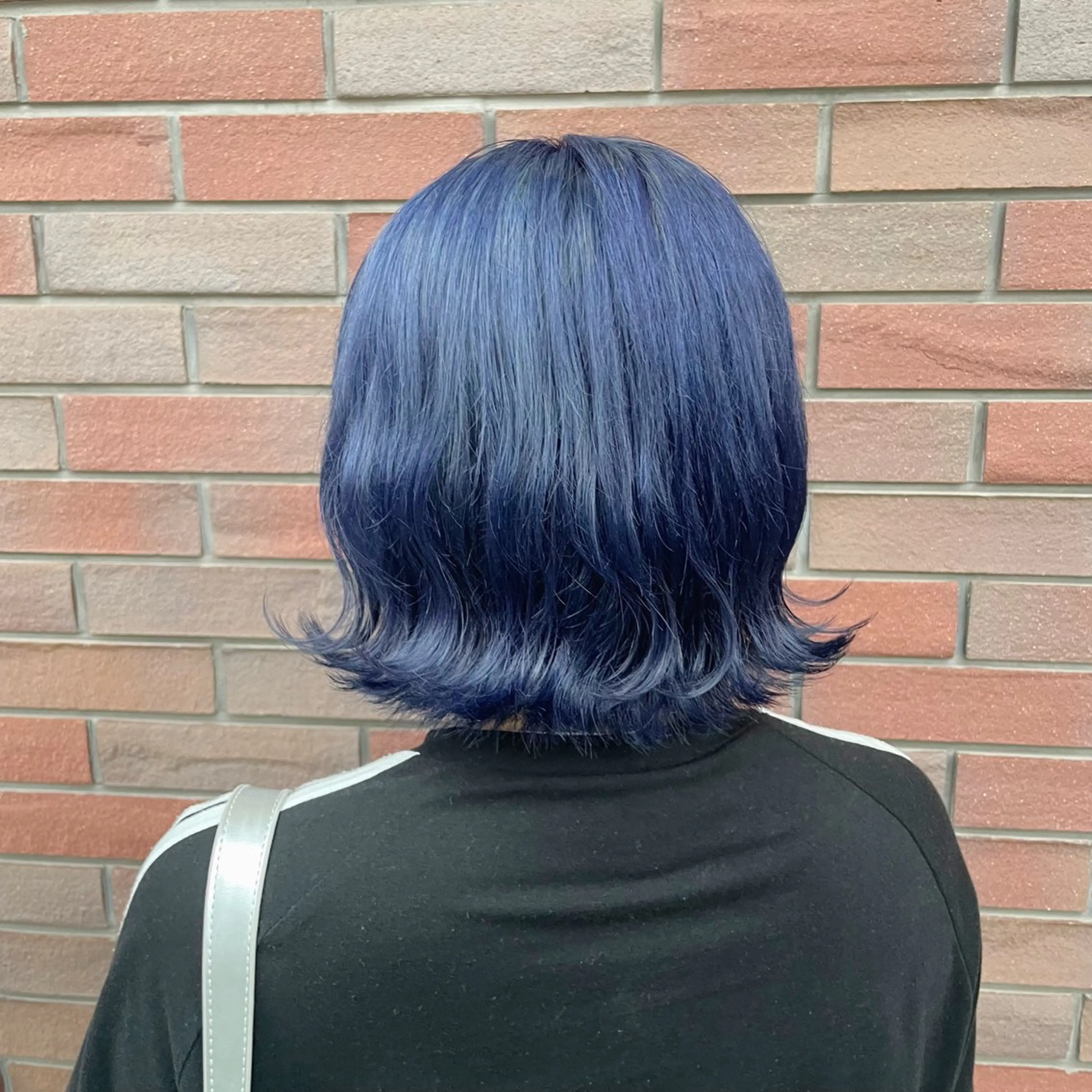 ショート カラー ヘアアレンジ ブルーカラー ラベンダーカラー ネイビーカラー 古沢 みづきのヘアスタイル