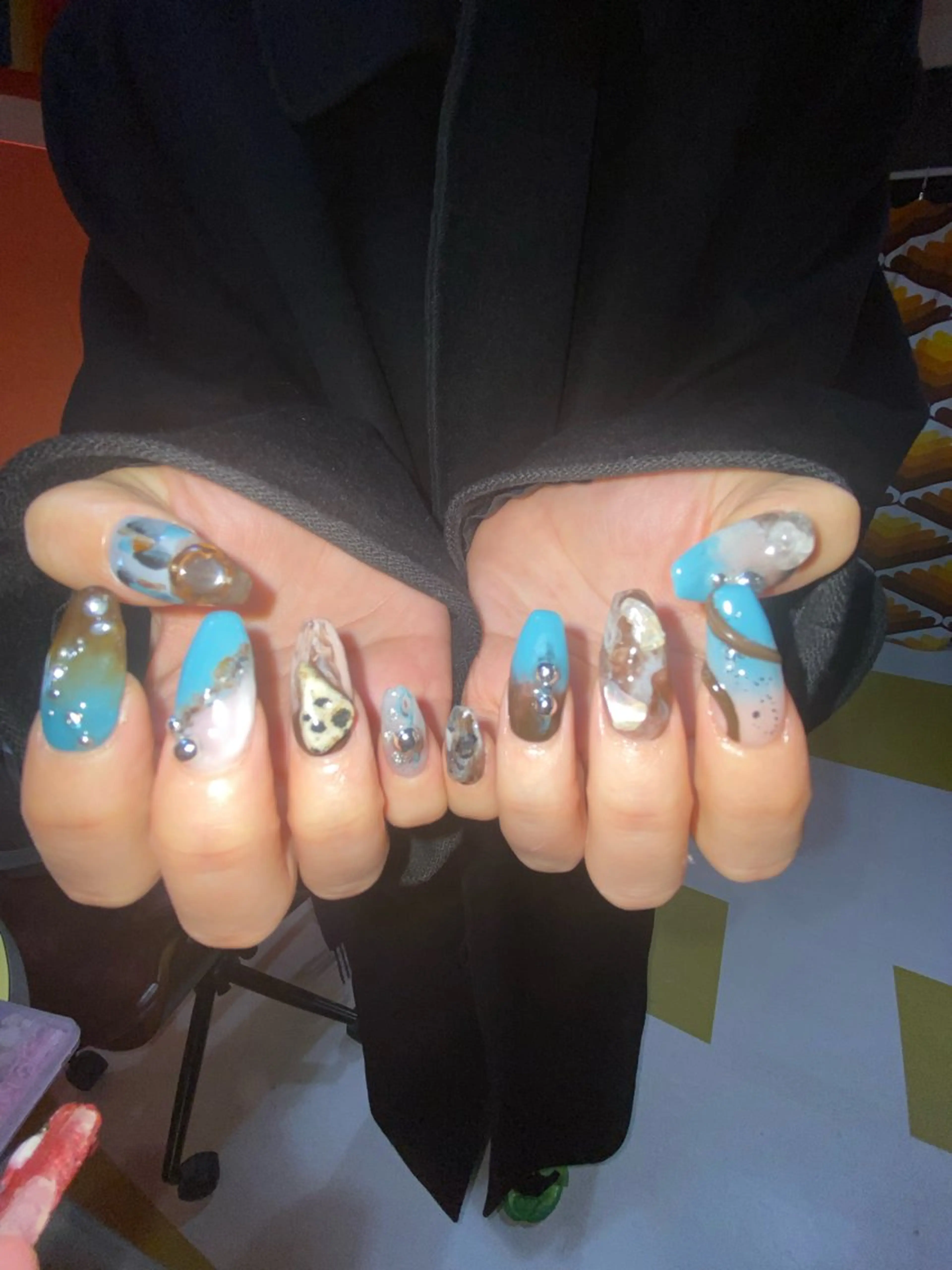 ネイル .unff所属・hana (..)個 性派/メンズネイル◎のネイルデザイン