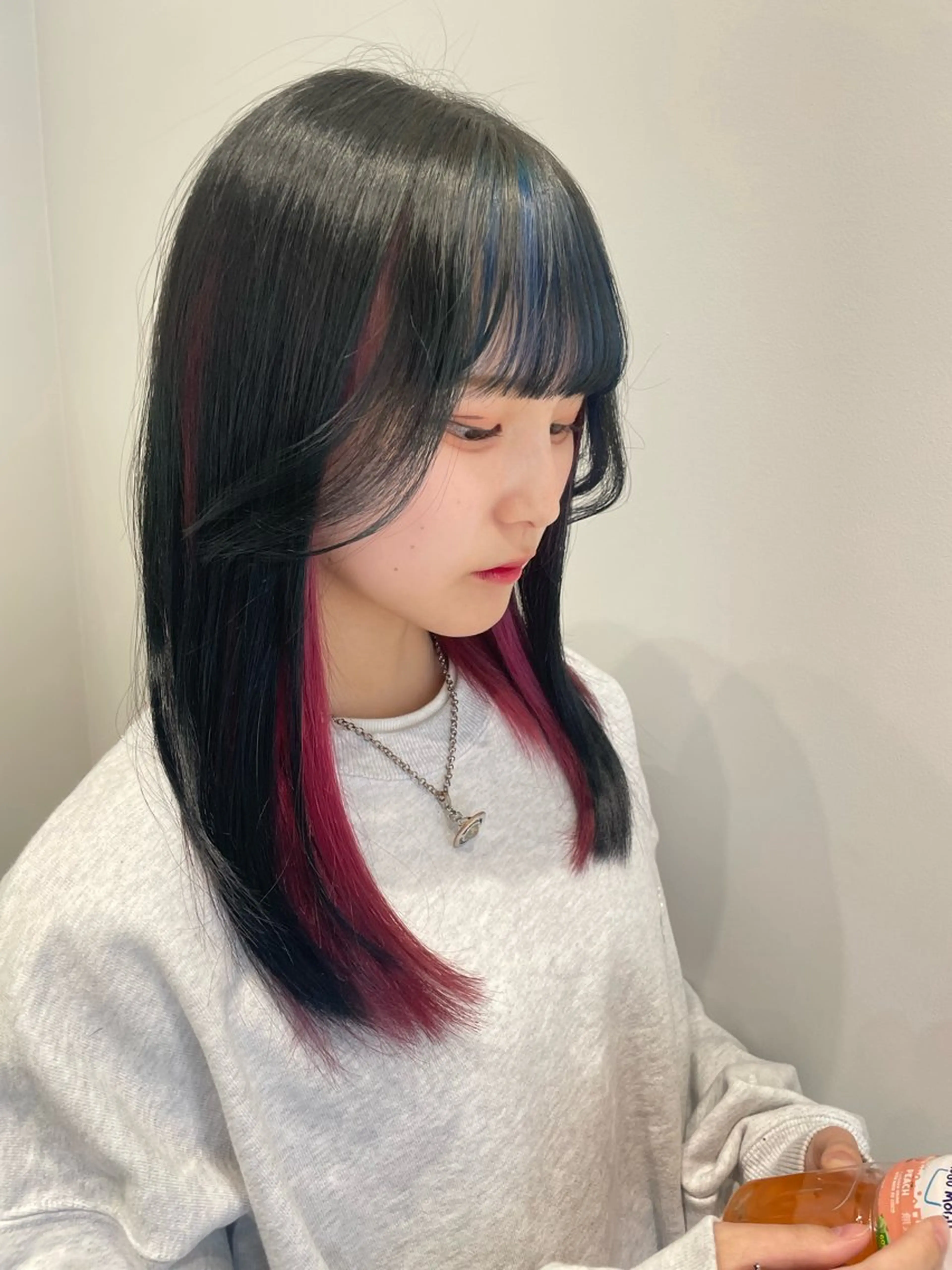 ロング カラー 無料ショートモデル 募集中❗️秋山ひらいのヘアスタイル