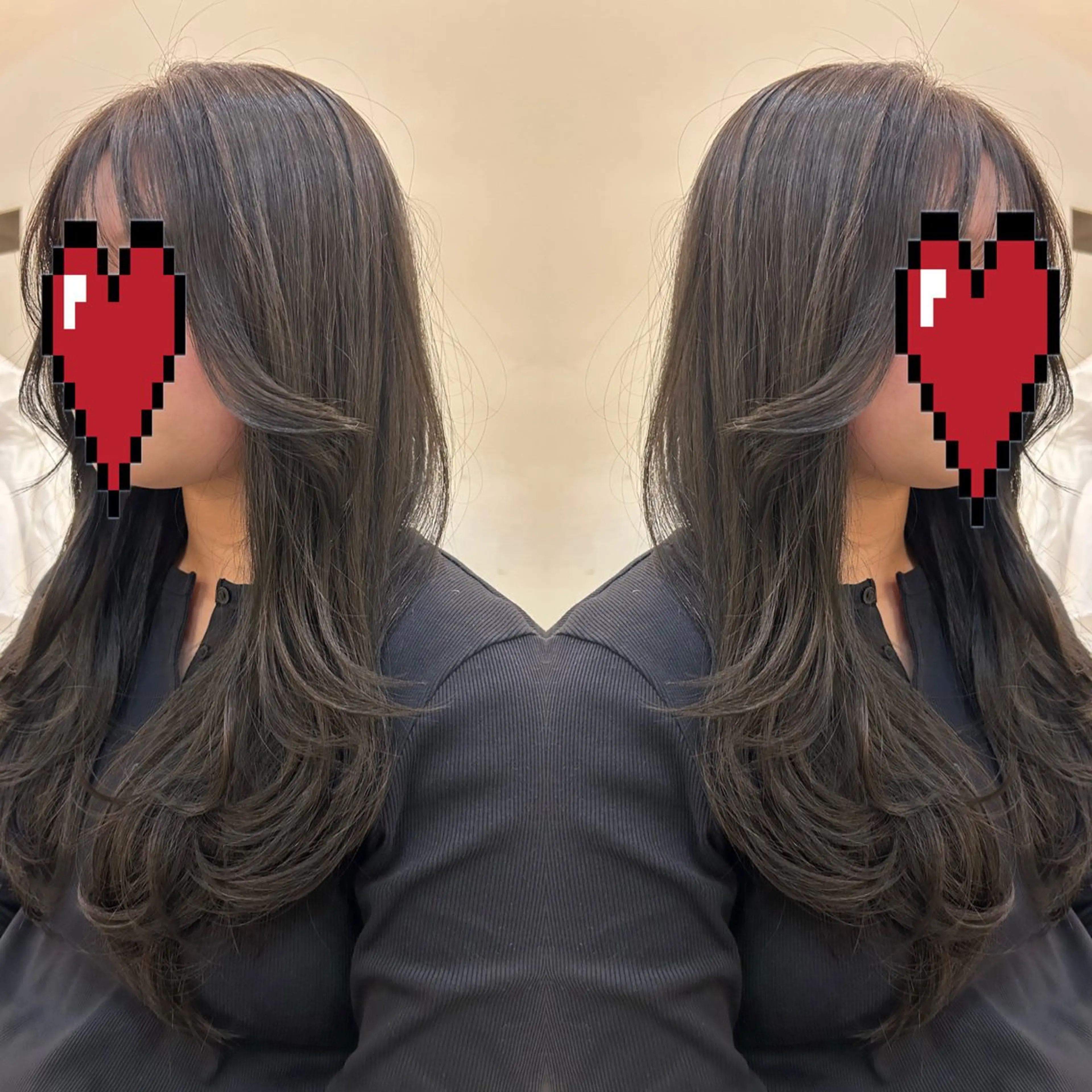 ロング カット トリートメント 似合わせ アヤナのヘアスタイル