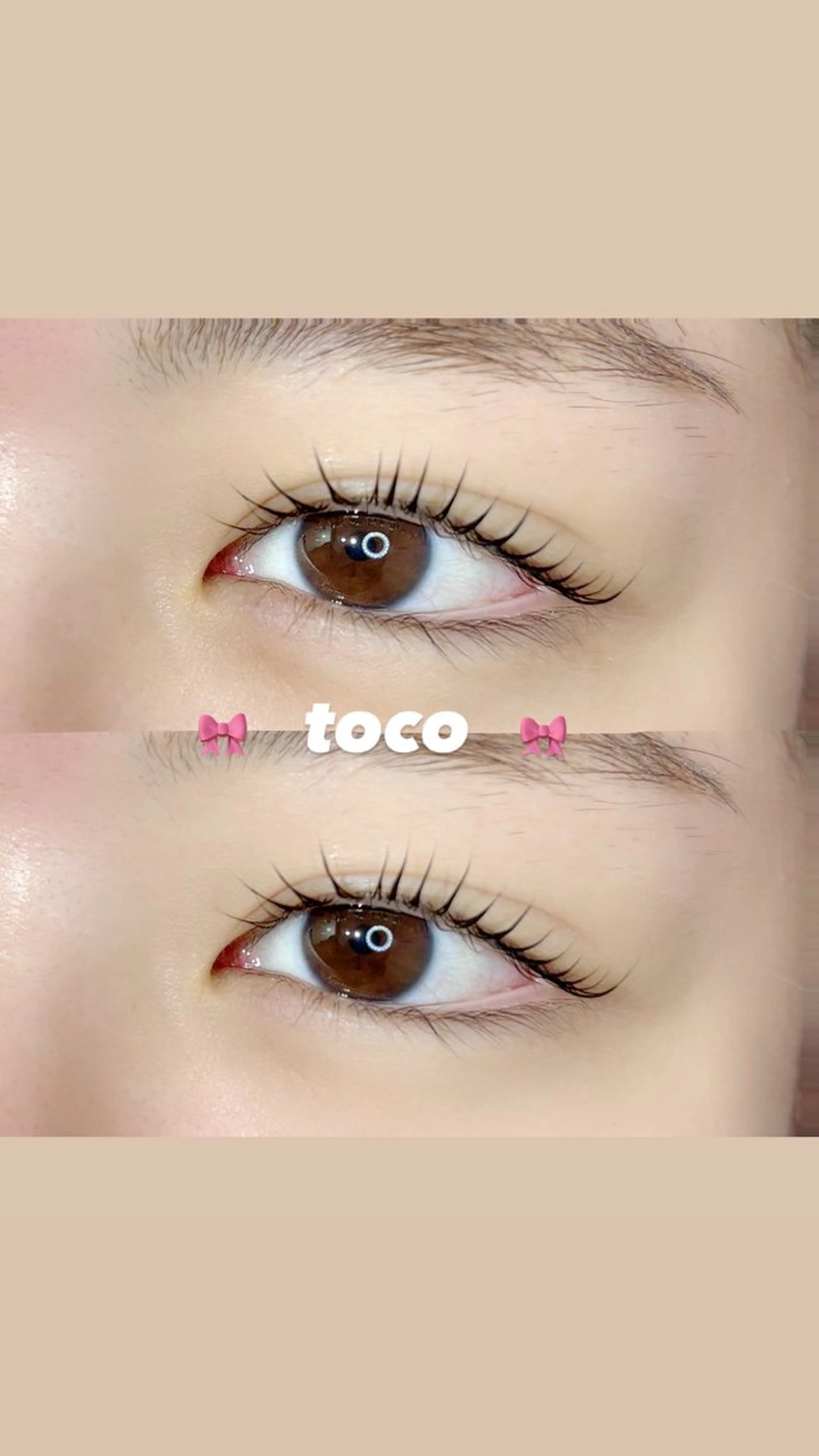 マツエク・マツパ toco momokaのマツエク・マツパデザイン