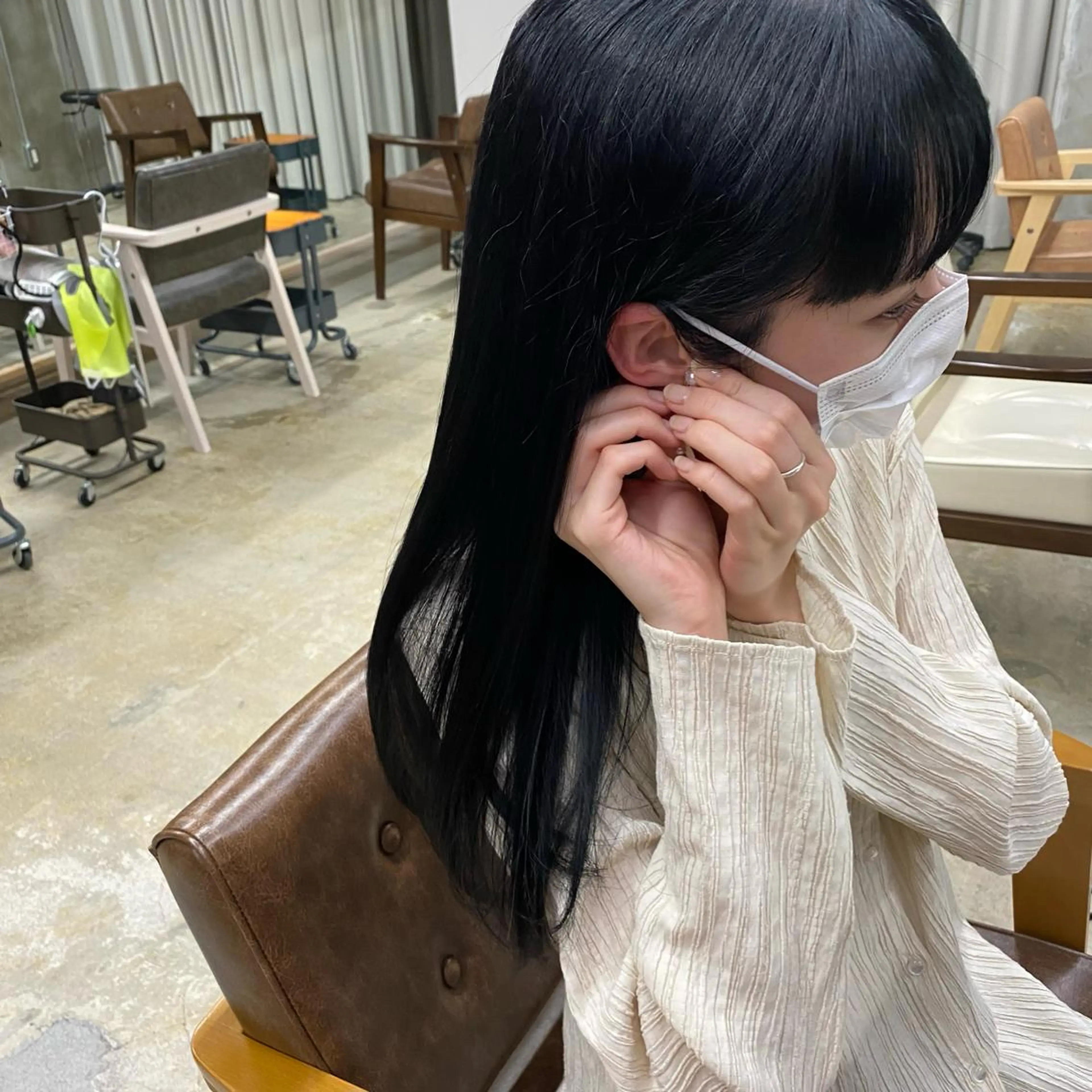 ロング カラー シミズ アスカのヘアスタイル