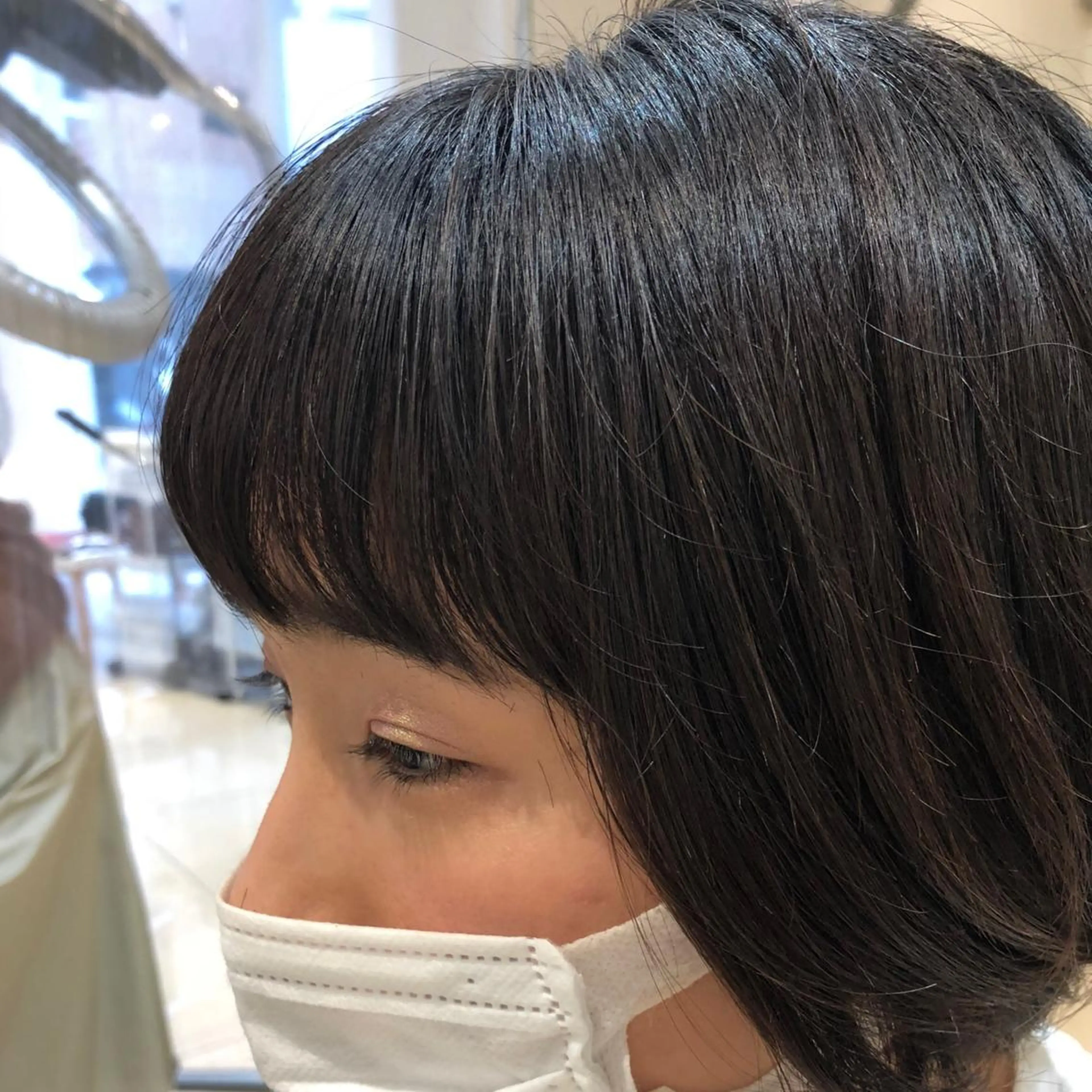 カジサ ケイコのヘアスタイル