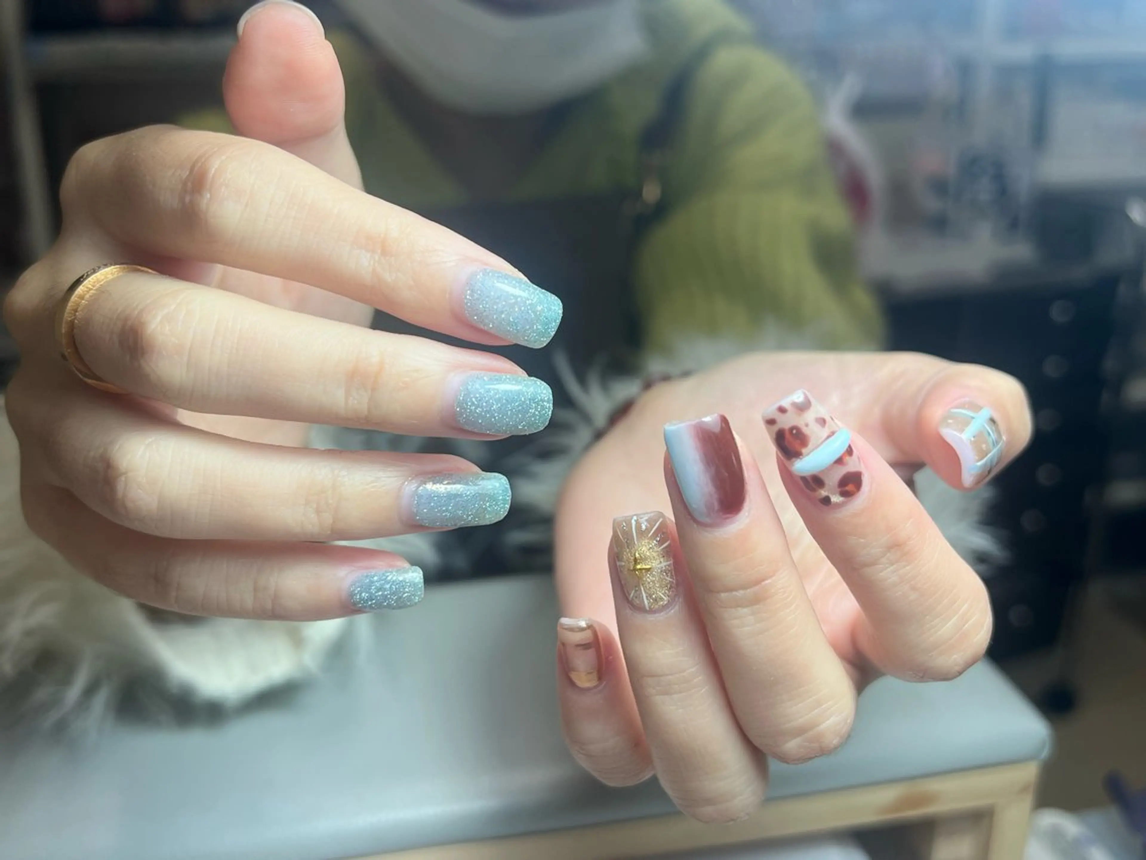 ネイル アートネイル 韓国ネイル 持ち込み ニュアンスネイル ワンカラーネイル イブ ネイリのネイルデザイン