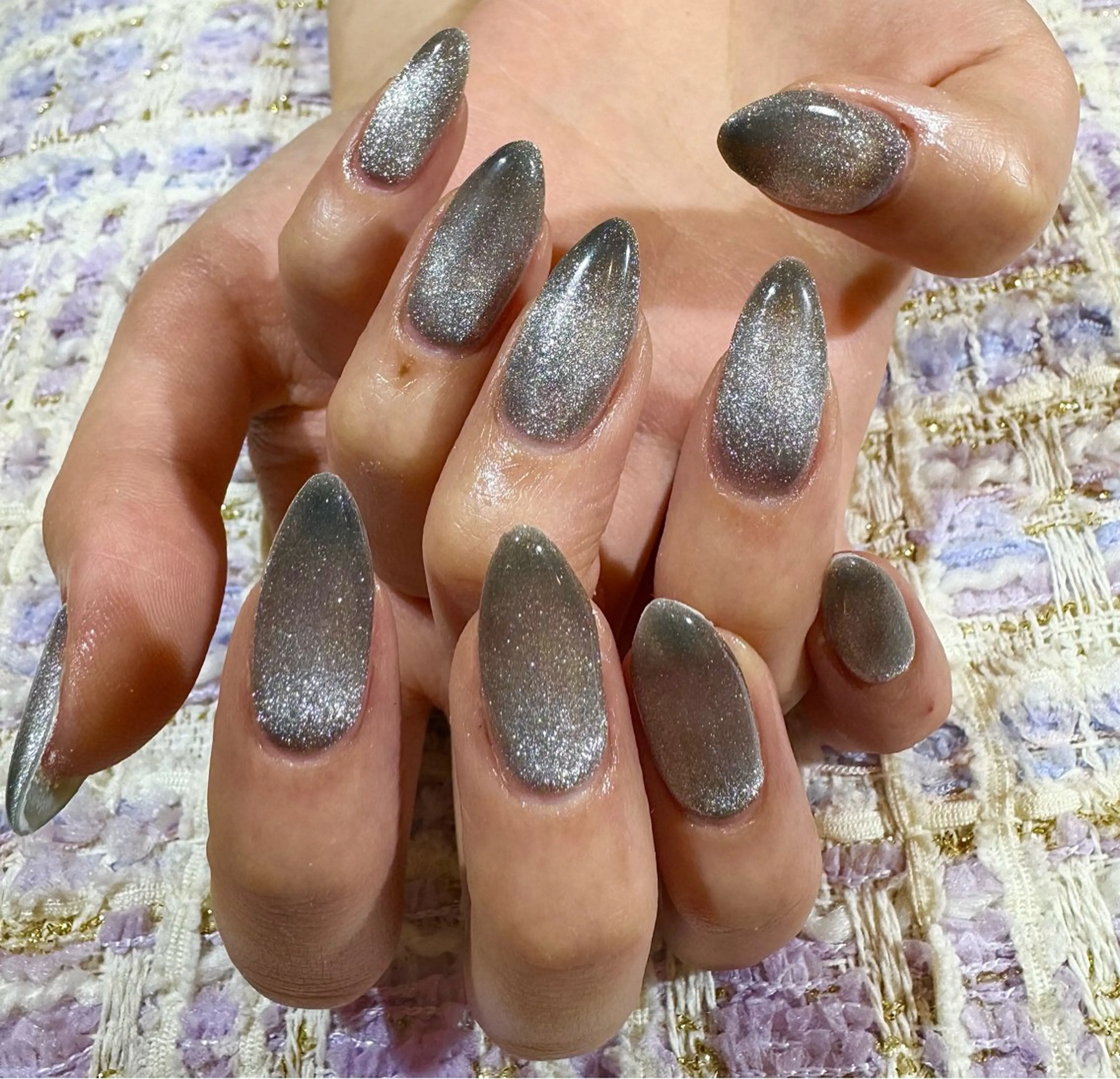 メンズ ネイル ジェルネイル マグネットネイル メンズネイル ハンドネイル マイムネイル所属・MIMnail メンズネイリストのネイルデザイン